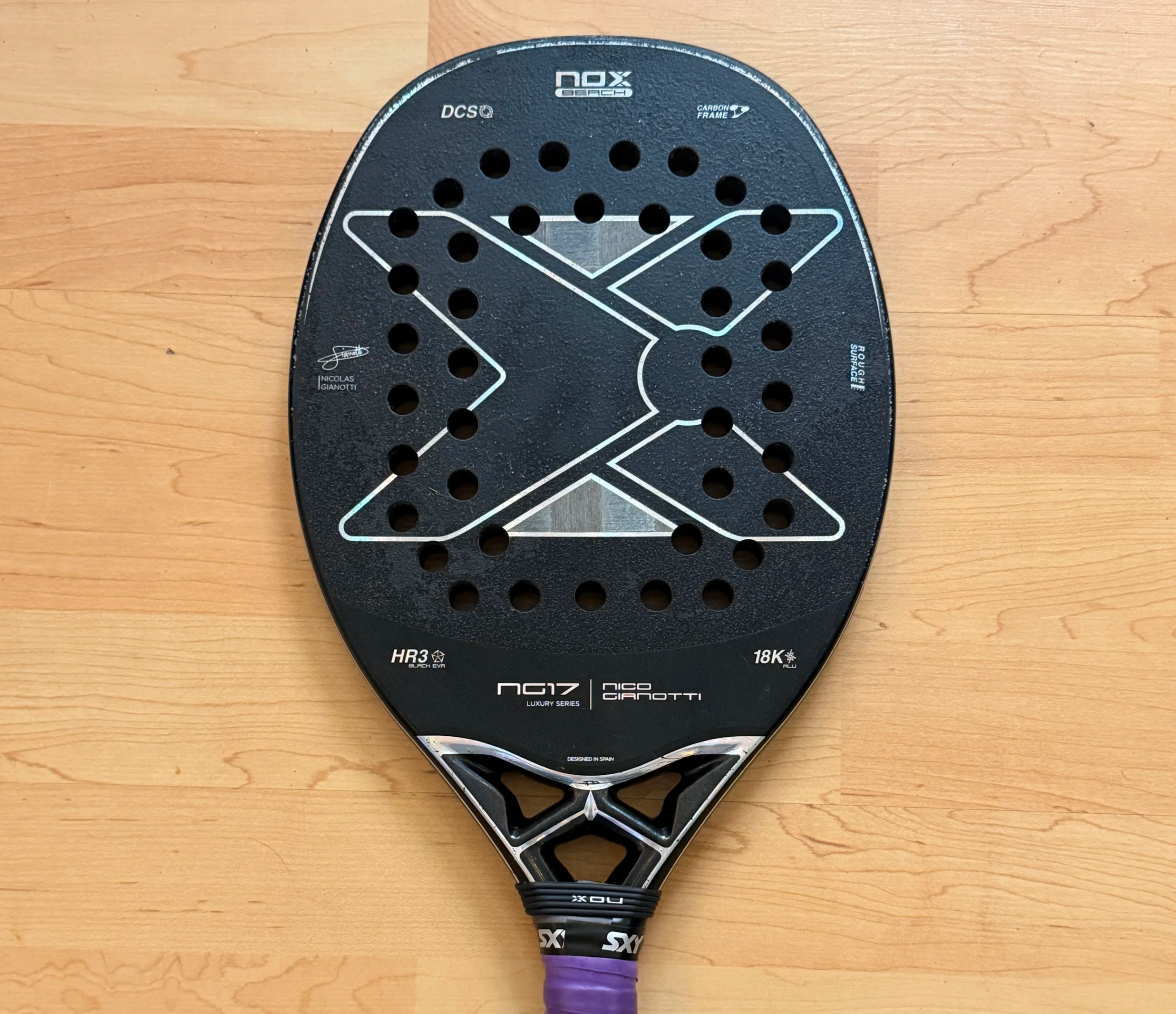 Nox NG17 18K - Luxury 2025 - Nico Gianotti - Beach Tennis Racquet for Sale in Los Angeles