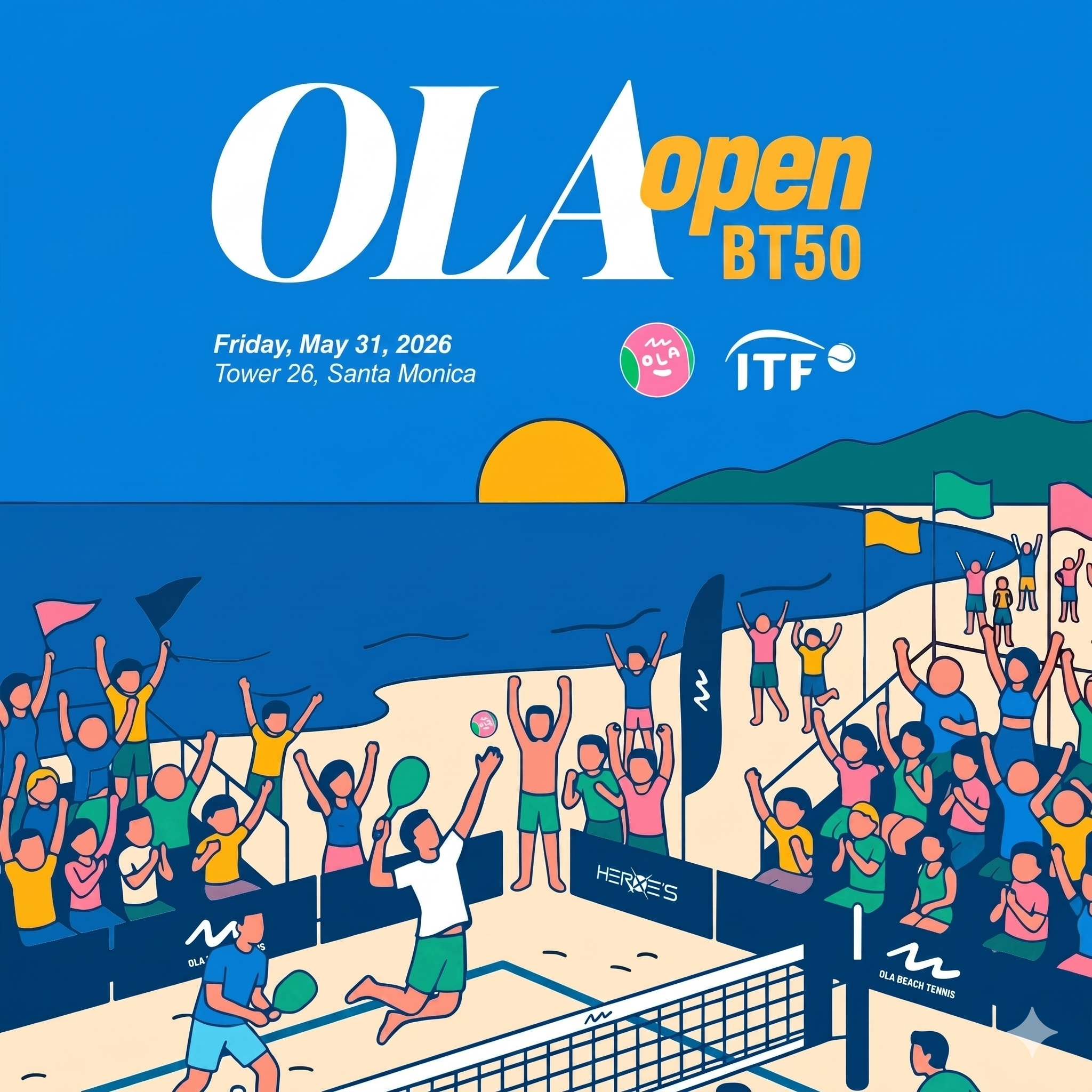 BT50 Ola Beach Tennis Tournament - June 28
