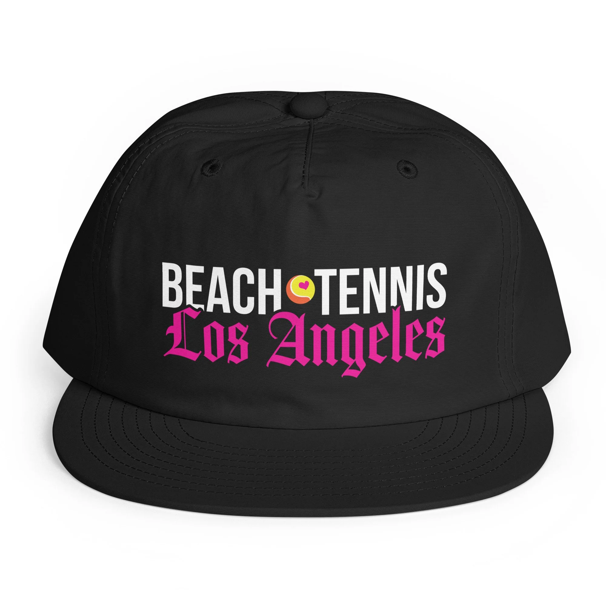 Beach Tennis Los Angeles - Black - Surf Cap