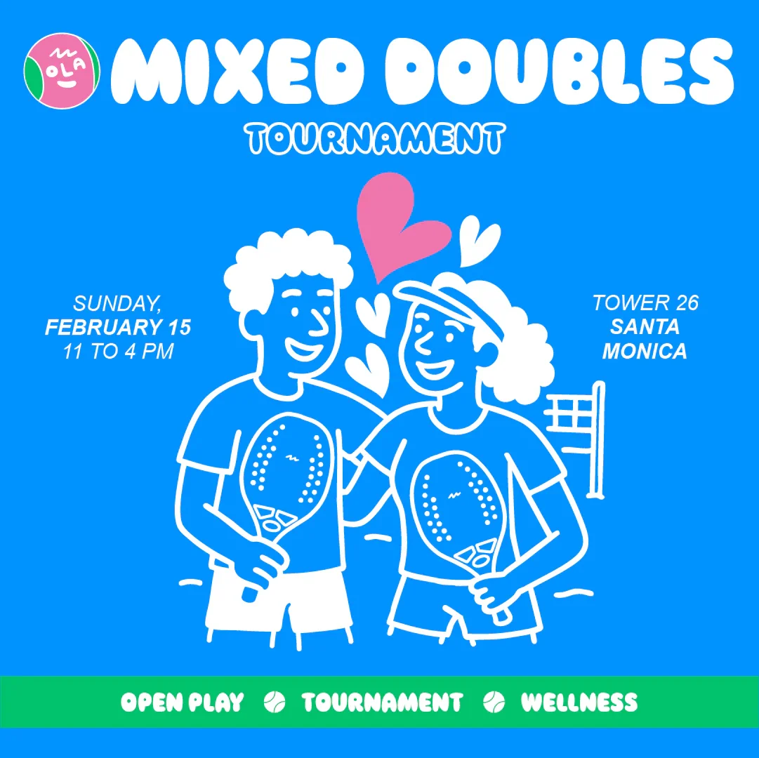 Ola Mixed Doubles Tournament - Sunday Feb 15th
