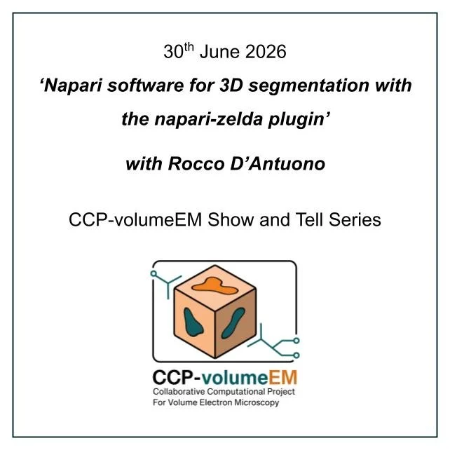 Upcoming -  'Napari software...' with Rocco D'Antuono (30th June 2026)