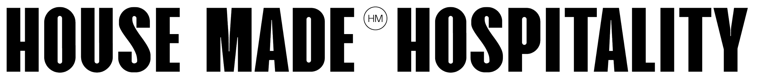 House Made Hospitality Group logo in black on white background