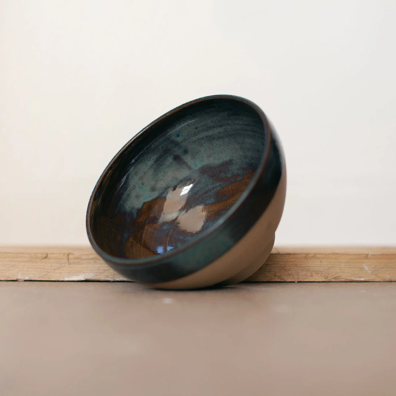 Dark Blue/Brown Cereal Bowl Two