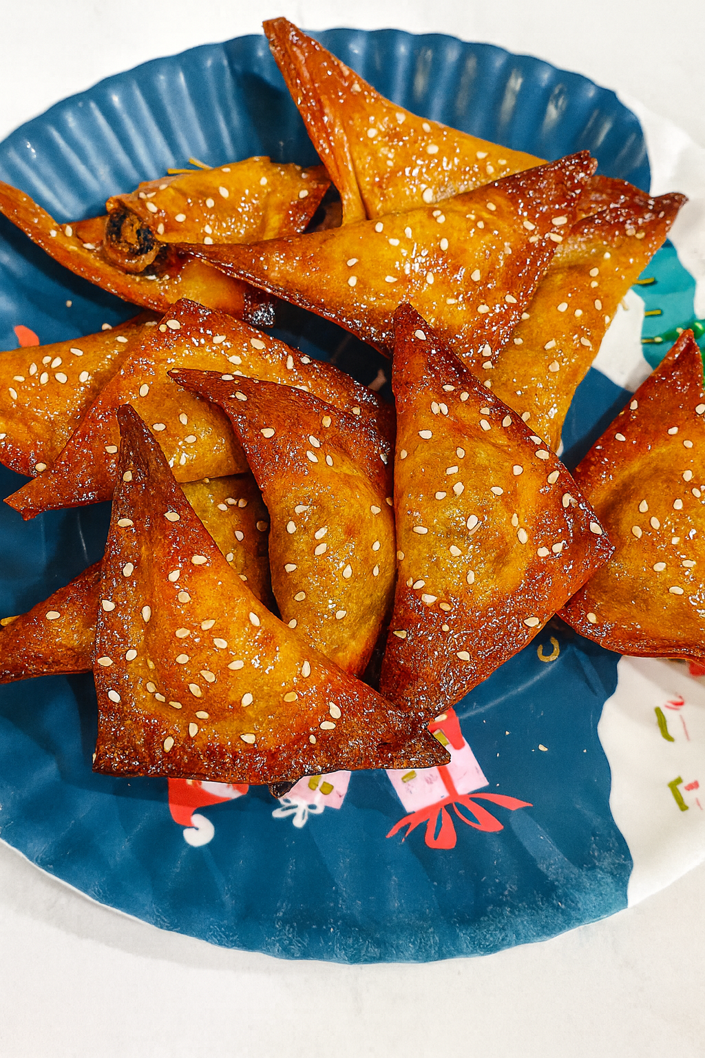 Butternut Squash &amp; Cream Cheese Wontons