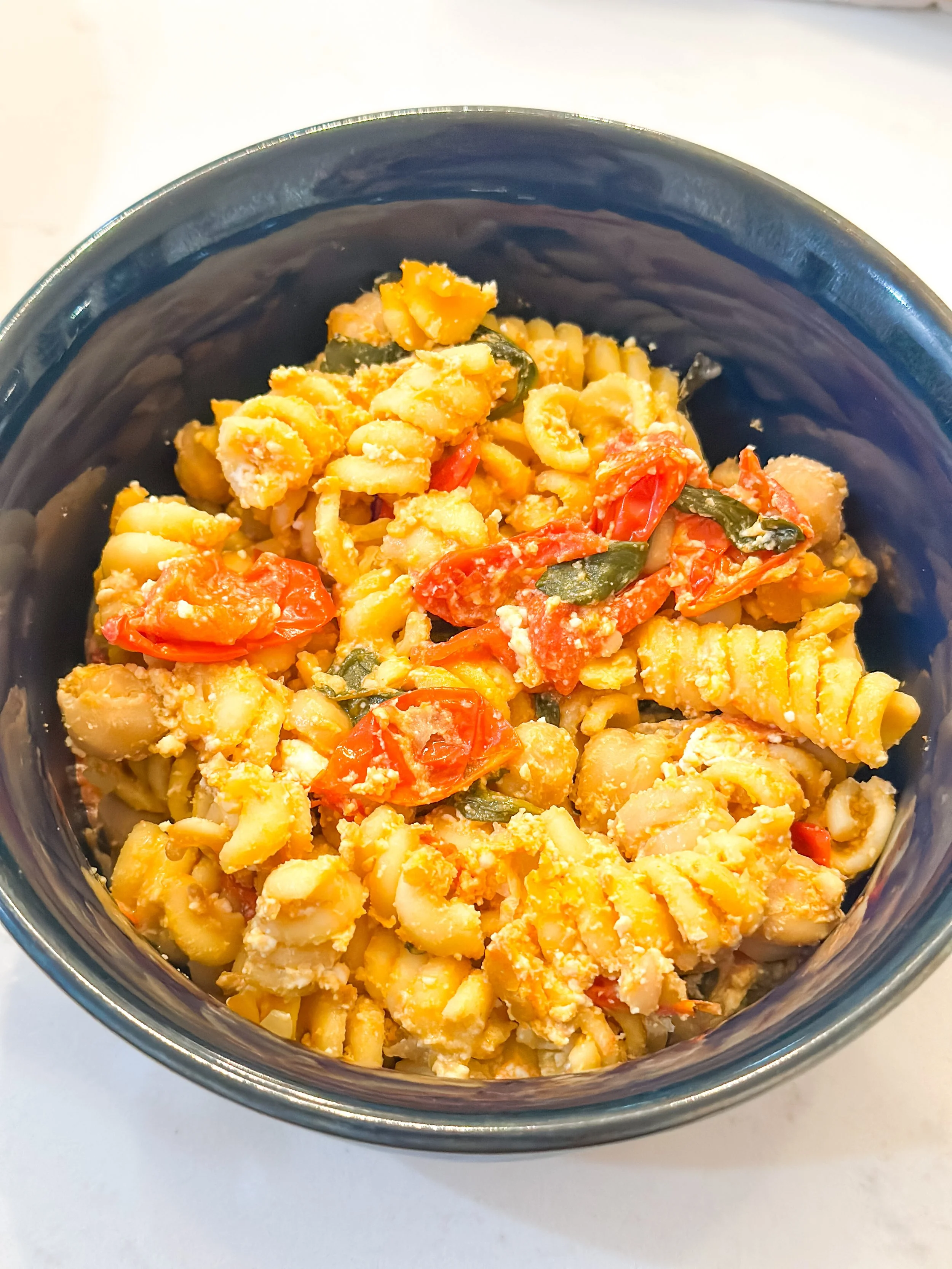 Creamy Tomato &amp; Spinach Pasta Bake