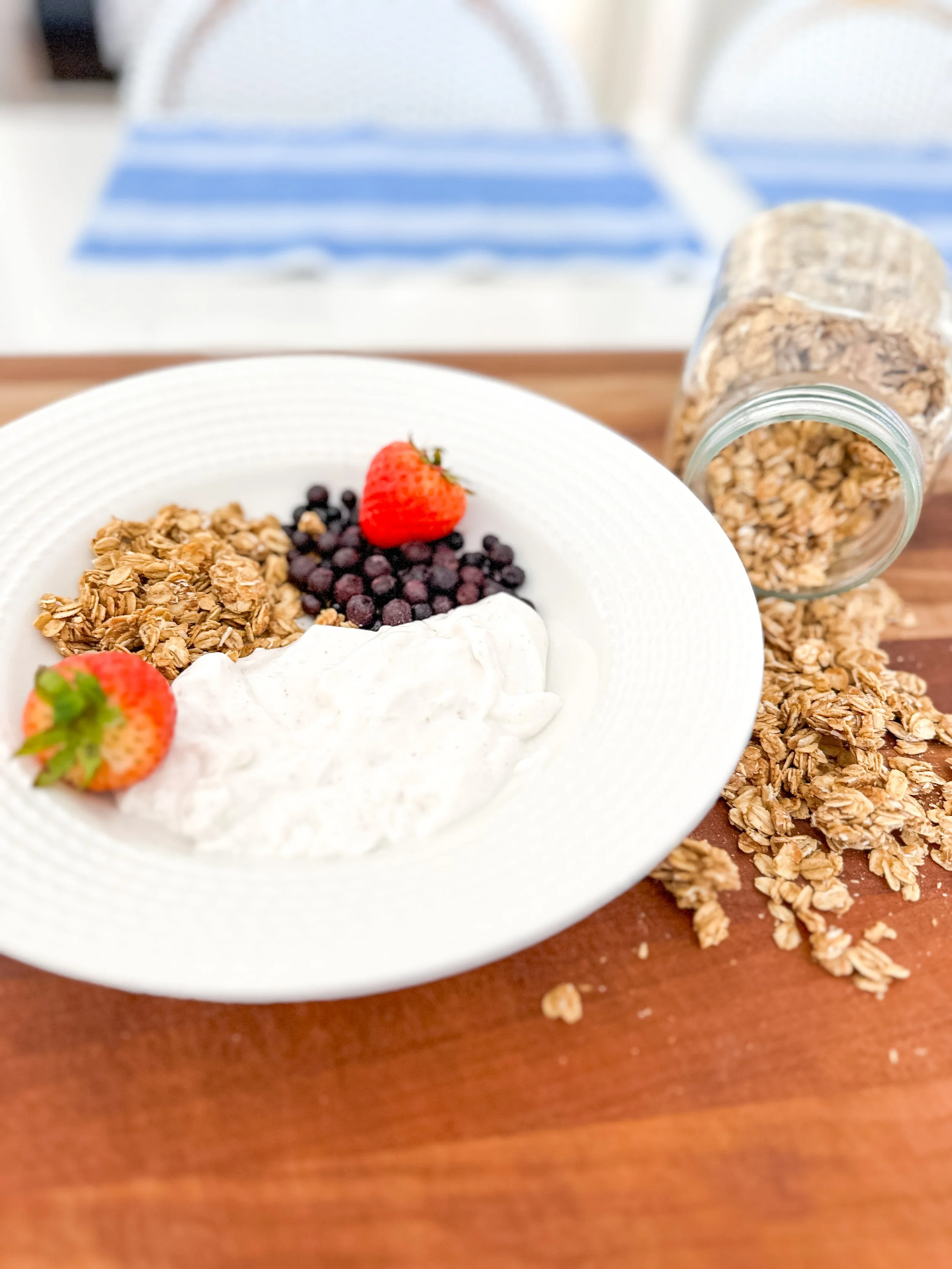 Healthy Peanut Butter Granola (Vegan + Naturally Sweetened)