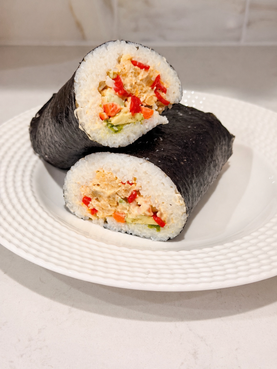 Chickpea "Tuna" Sushi Burrito