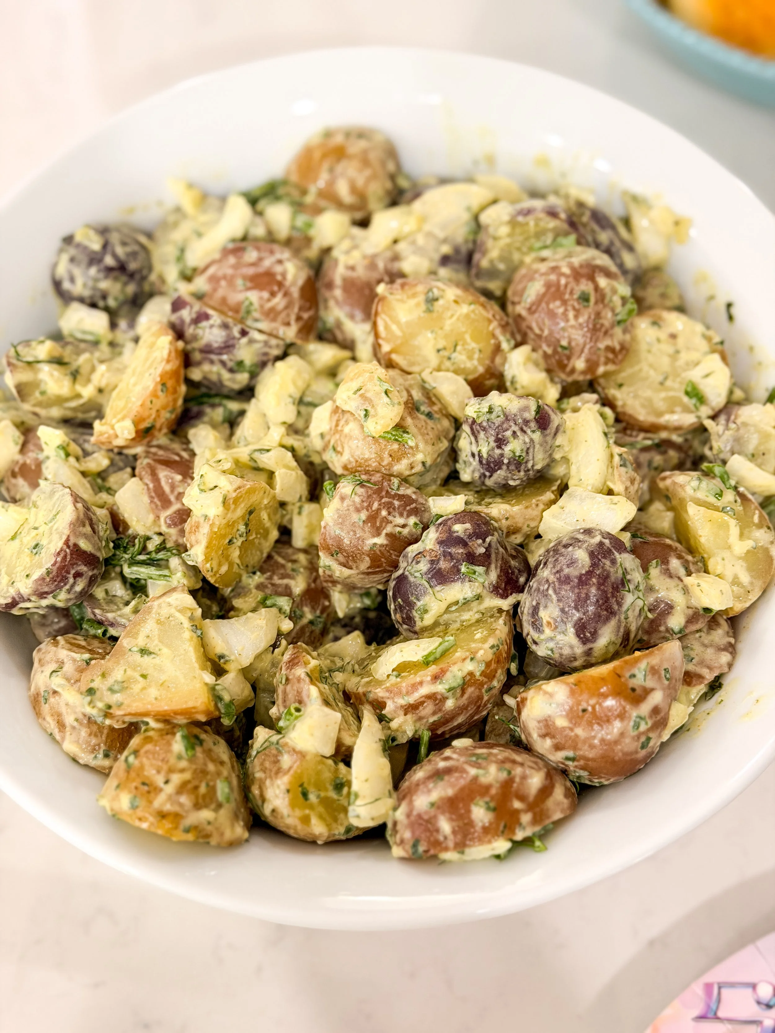 Herby Pesto Potato Salad