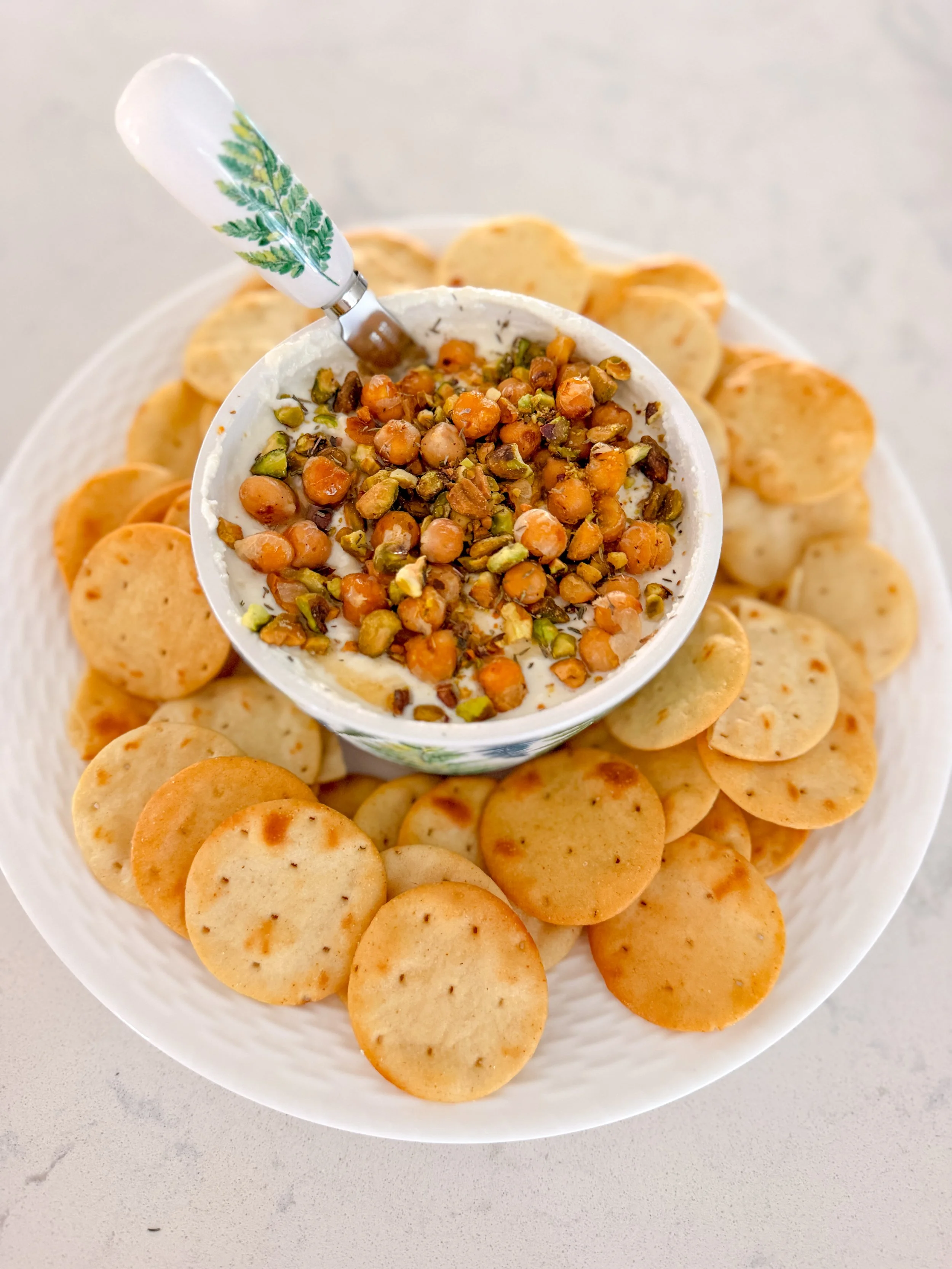 Whipped Feta Dip with Crispy Chickpeas