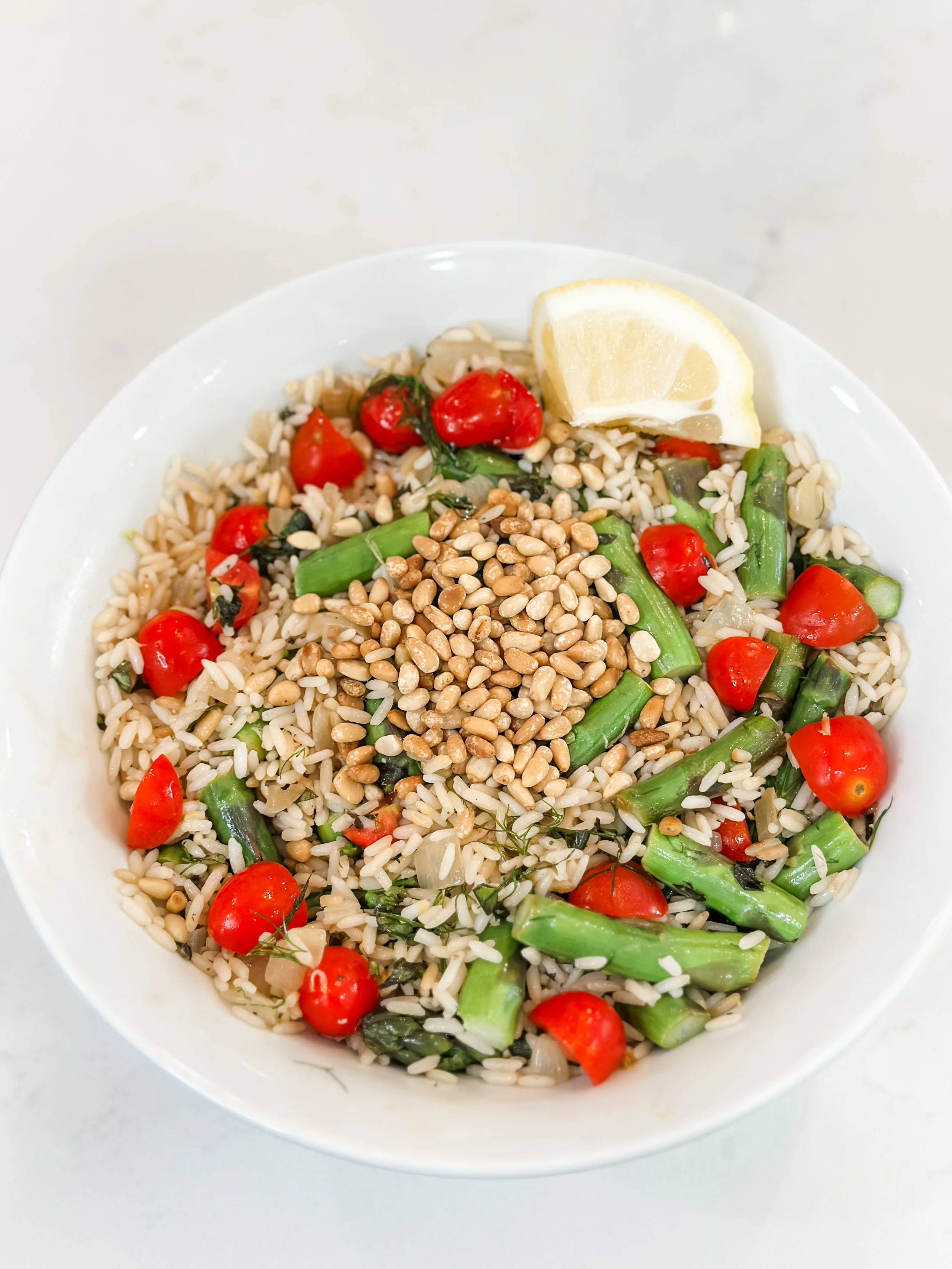 Spring Garden Rice 🌿 Herb Garden Rice (Lemony Basil Rice with Asparagus & Dill) — Kelly's ...