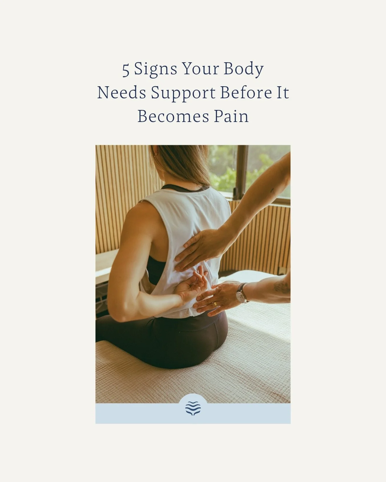 Pain is not the only sign worth listening to.

Sometimes the body speaks earlier through recurring tightness, slower recovery, compensation, stiffness, or that quiet feeling that something is just a little off.

Proactive care is not about overreacti