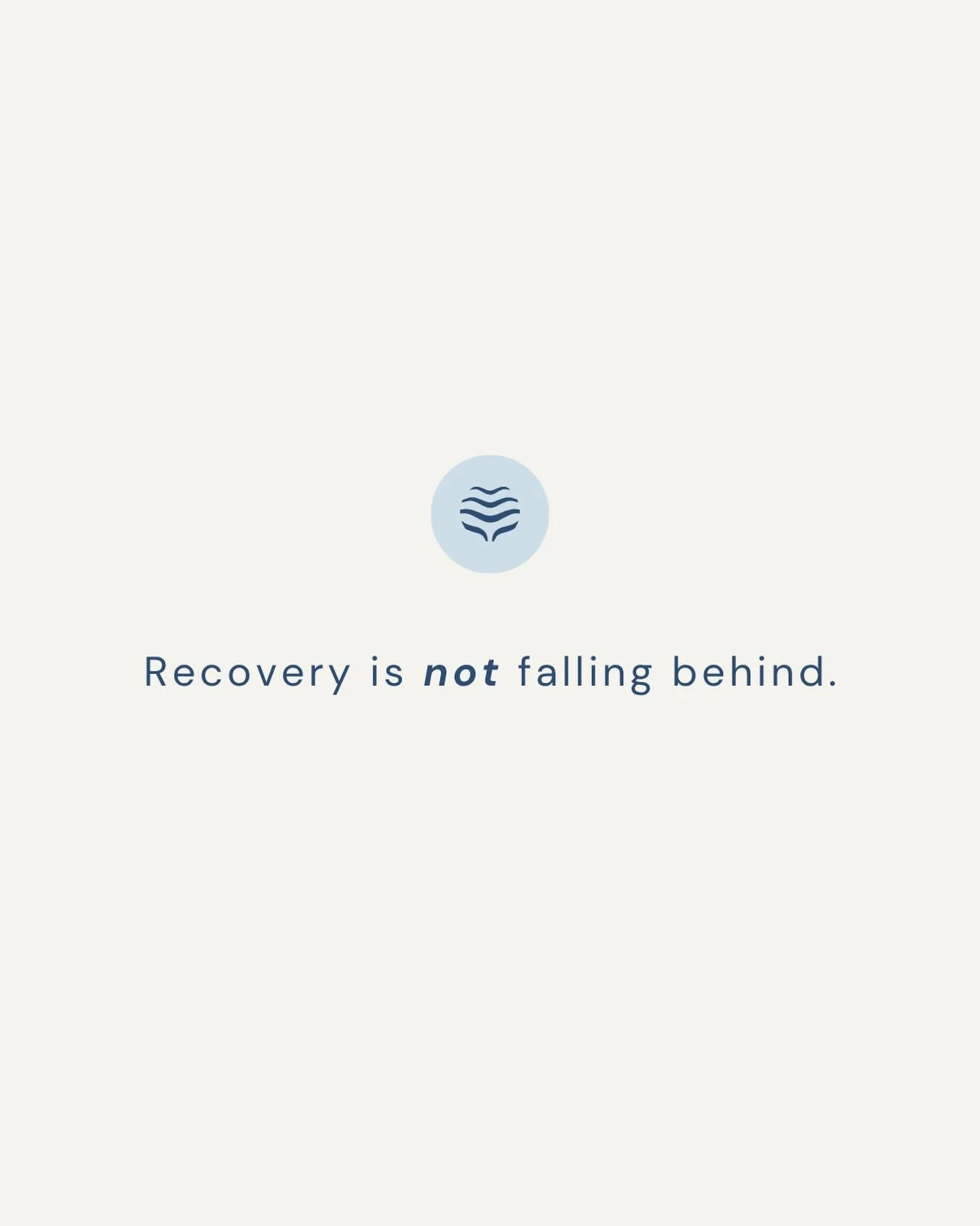 It&rsquo;s understandable. You want to stay consistent. You want to keep showing up, keep moving, keep making progress. So when your body asks you to slow down, it can feel like you&rsquo;re losing ground.

We see this pattern often.

But recovery is