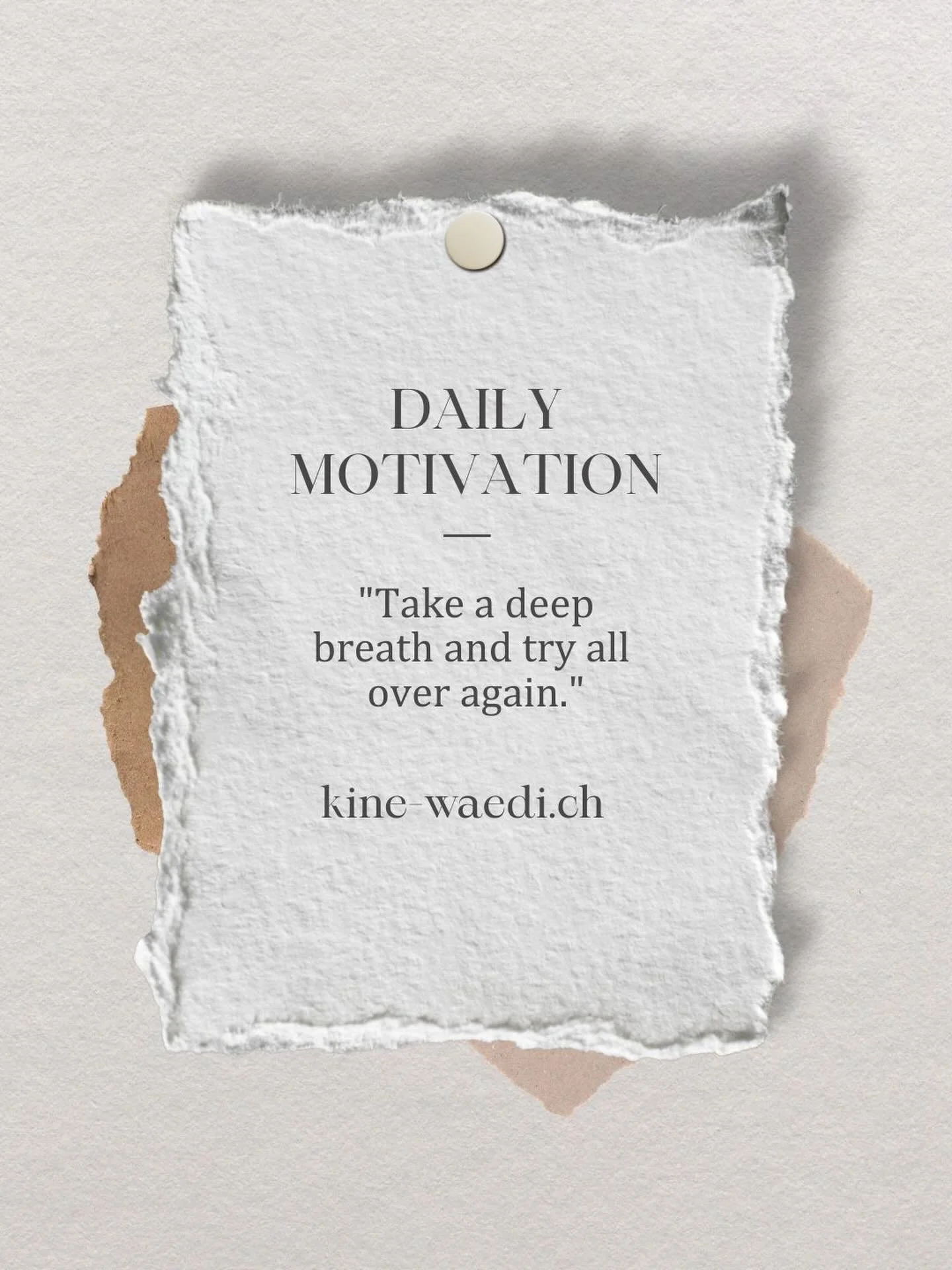 Manchmal brauchen wir nur einen Atemzug, um wieder Hoffnung zu sp&uuml;ren.
Diese Woche ist dein Reminder: Du darfst jederzeit neu starten. 🌸

🌿 Wenn du sp&uuml;rst, dass es Zeit ist, etwas f&uuml;r dich zu tun, bin ich gerne f&uuml;r dich da.
Schr