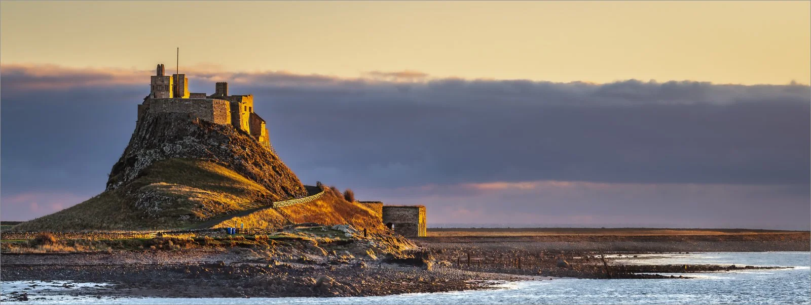 Morning Light LIndisfarne by David Hawkins
