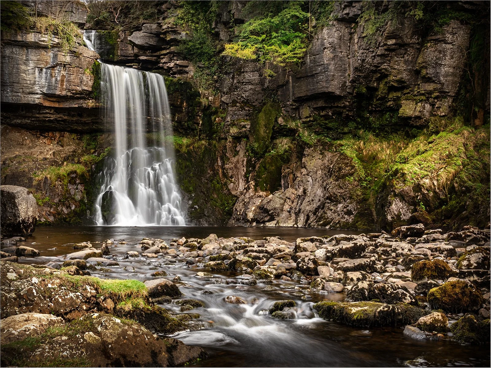 Ingleton Waterfall by Colin Abel