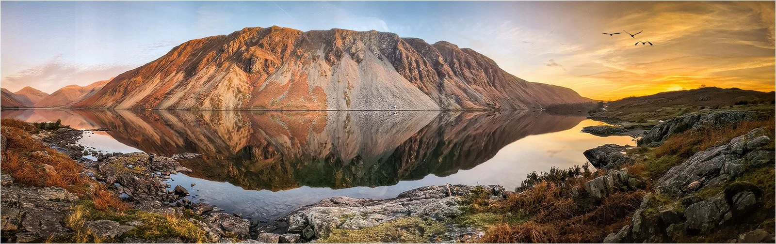Wastewater Reflections At Sunset by Colin Abel