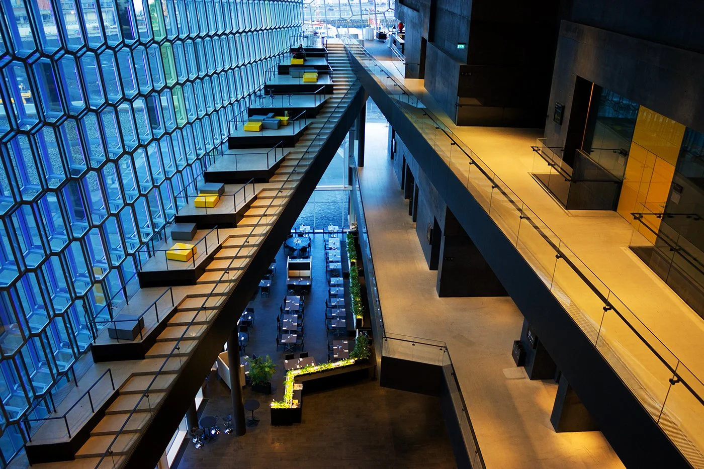 Harpa Concert Hall Reykjavik by Margaret Edwards