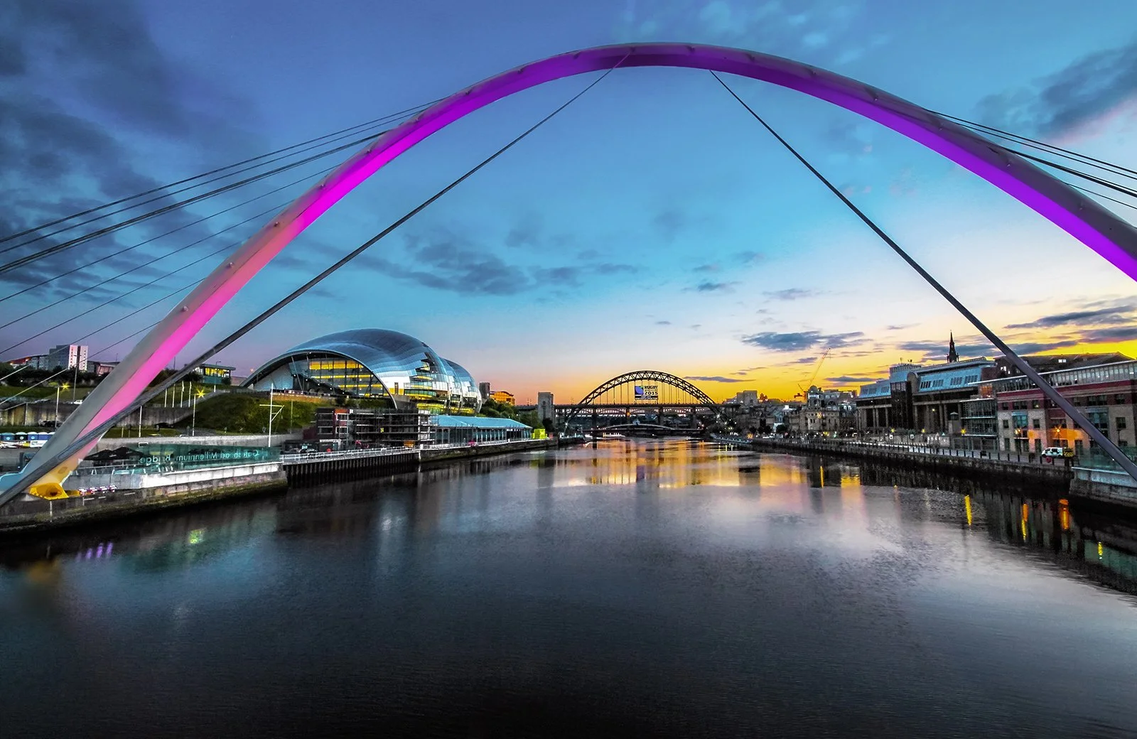 Tyneside Quays by Alan Bromiley