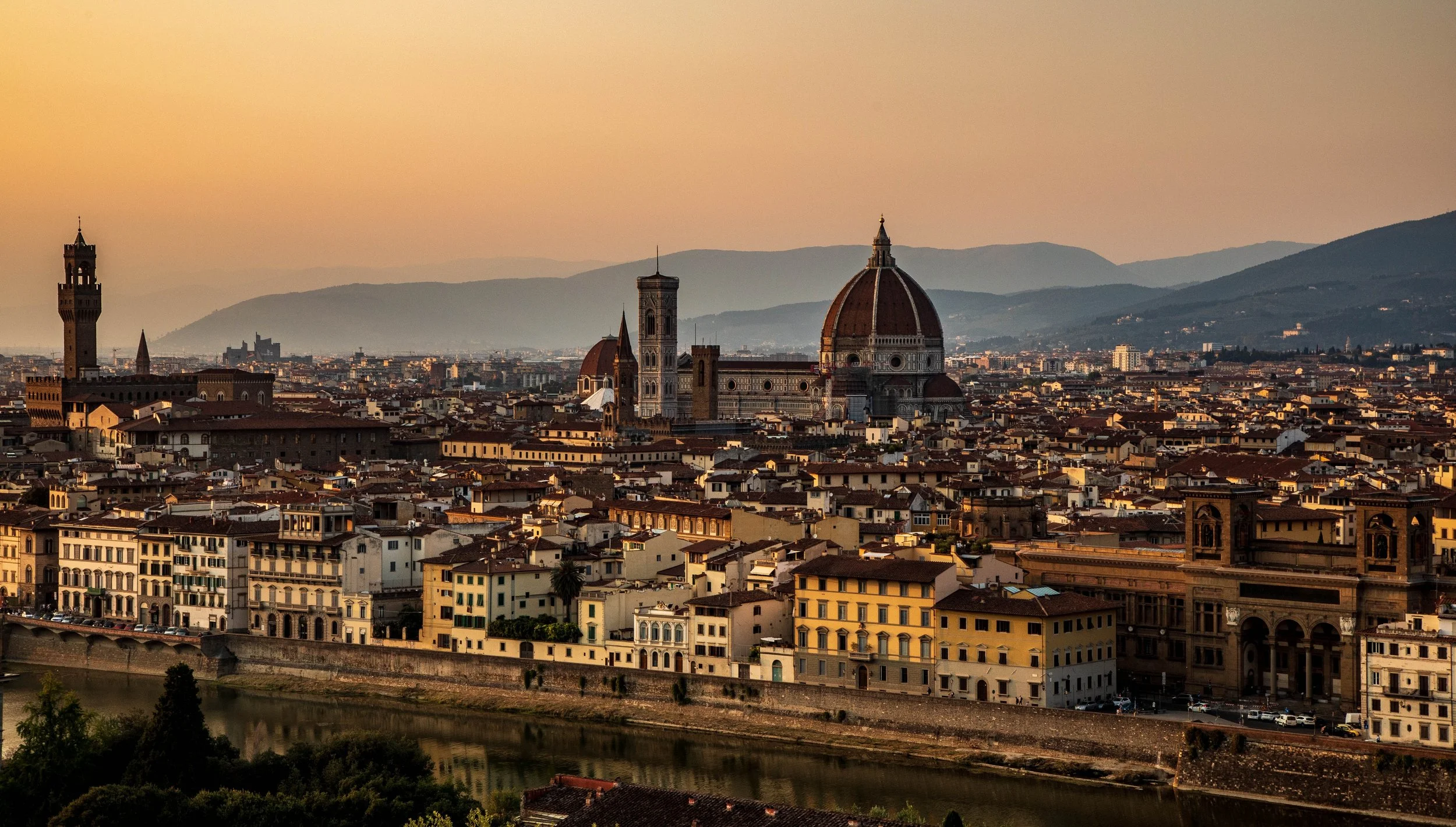 Florence in the Evening Sun by John Durham