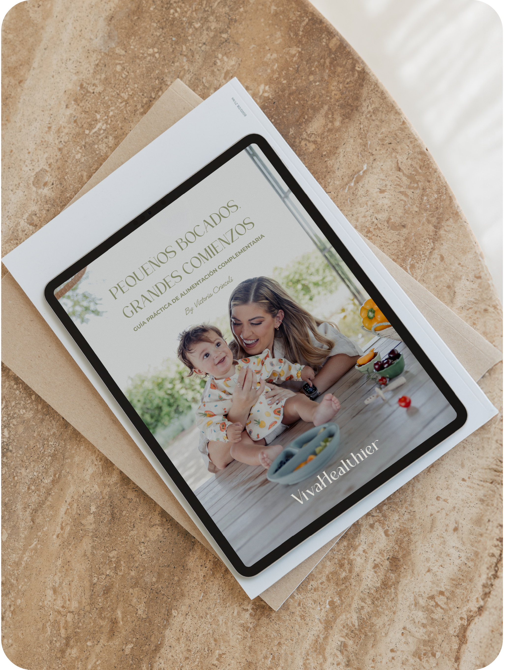 Pequeños bocados, grandes comienzos: Guía práctica de alimentación complementaria