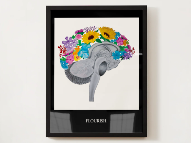"Flourish" - Mind in Bloom Art Print