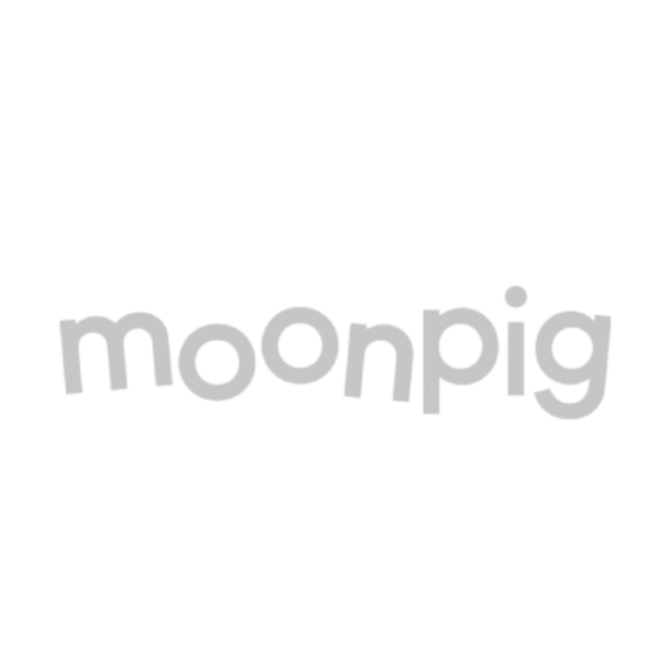 The word 'moompig' written in playful, gray, lowercase letters against a black background.