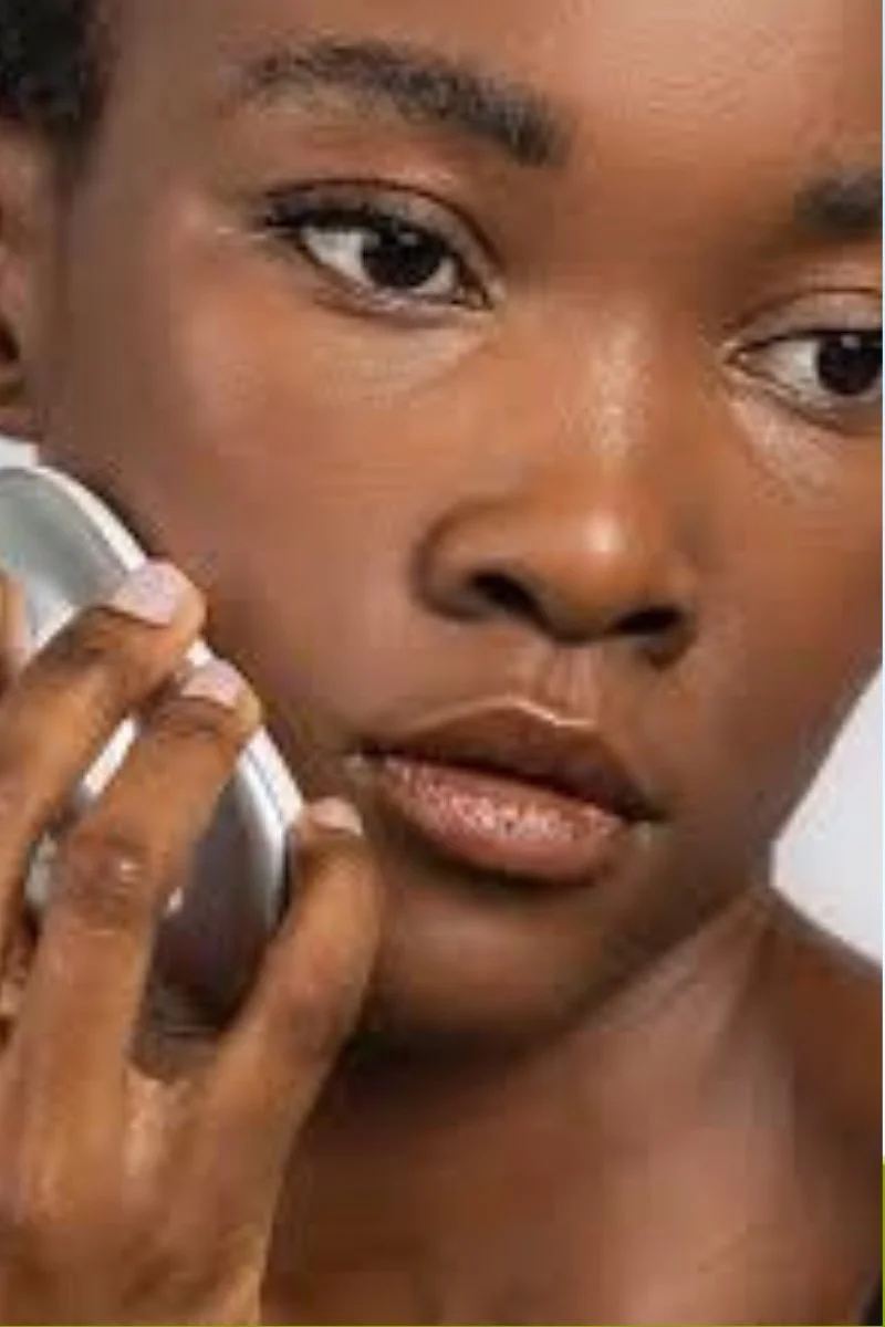 young female model using Ziip Beauty prodruct