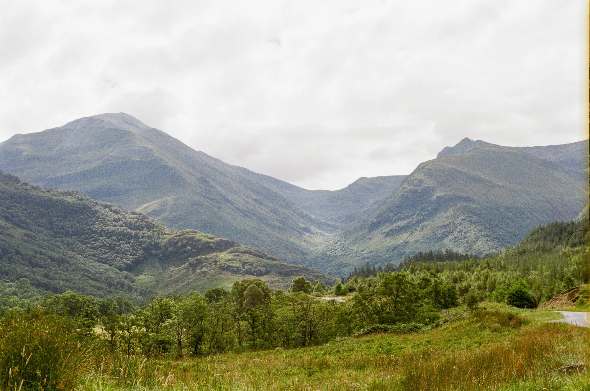 Glen Nevis, Scotland. Shot on Kodak Gold 200 film. 