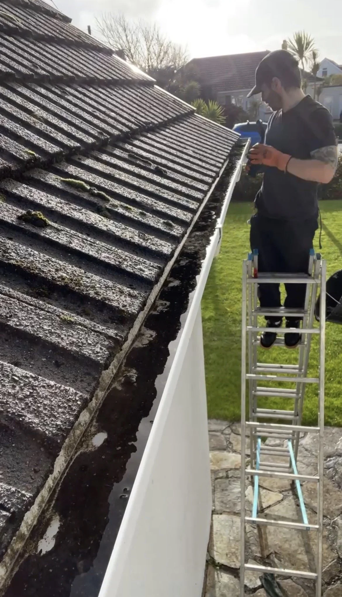 Fascia and soffit cleaning service in Newquay and surrounding areas of Cornwall