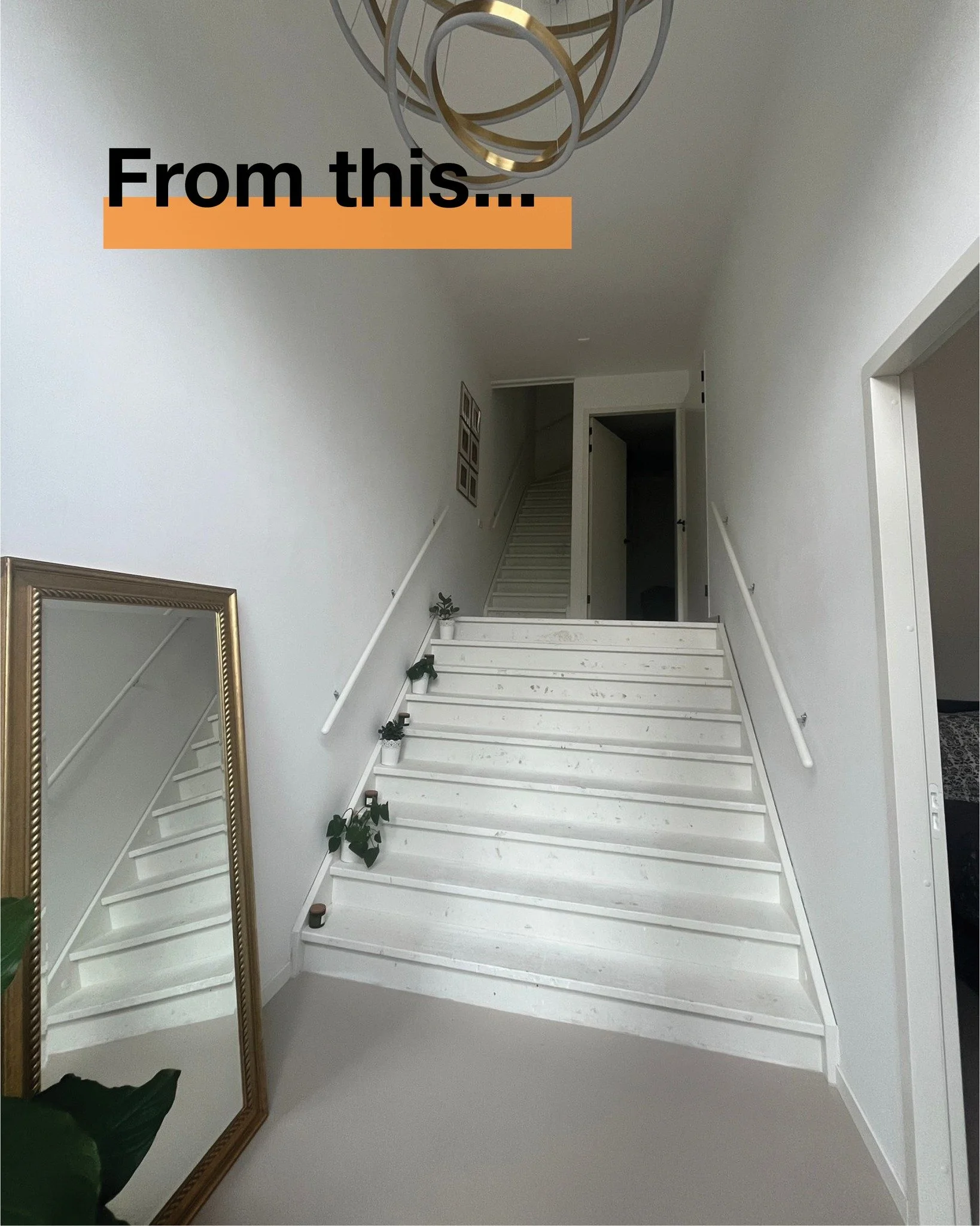 From this&hellip; ➝ To this. ✨ 

This entry felt:

* cold and empty
* like wasted space
* with no &ldquo;welcome home&rdquo; feeling 

So we upgraded it with:

* built-in storage
* warm wood + clean lines
* step lighting (safer + premium) 

First imp