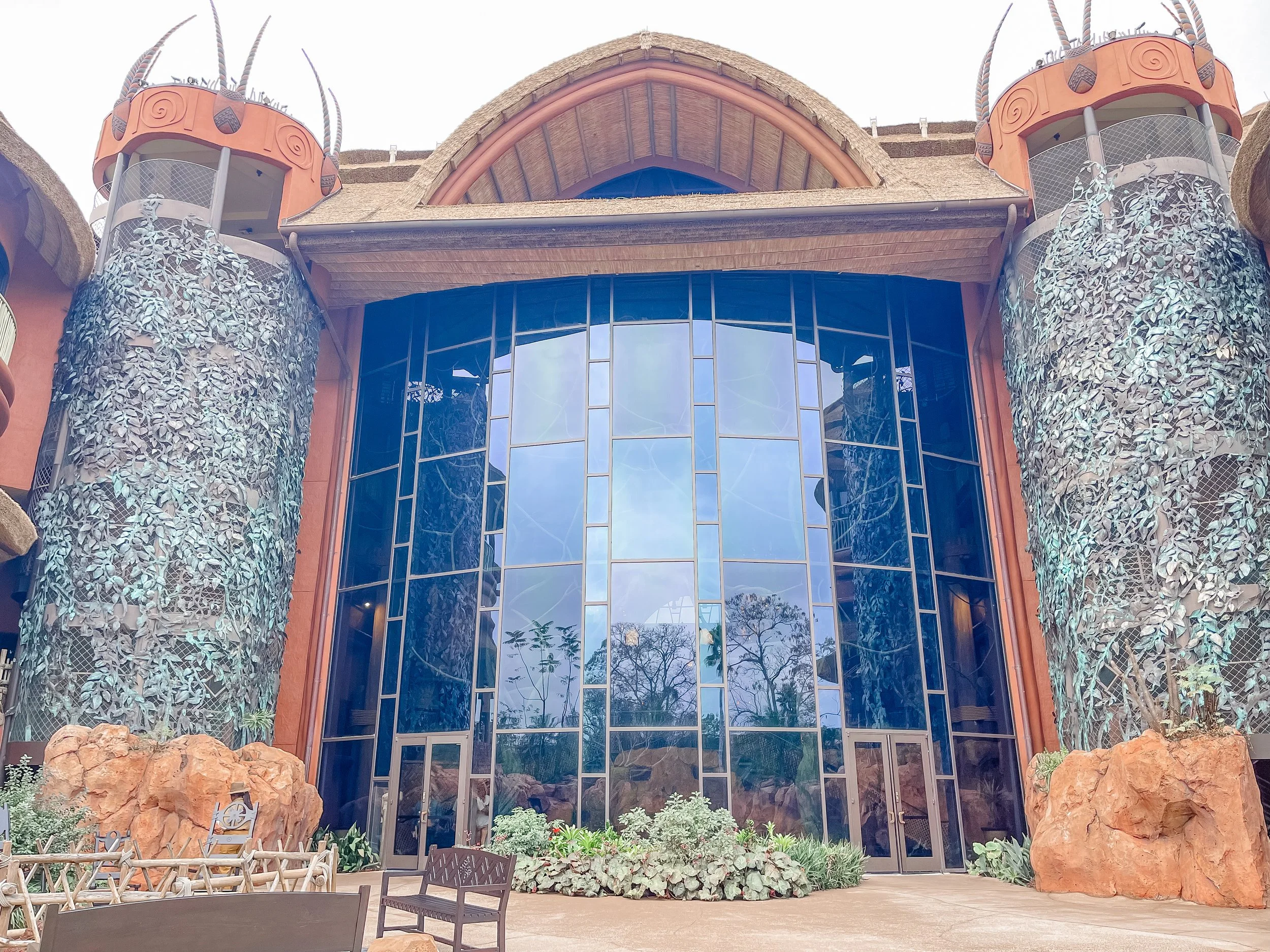 outside of Disney's Animal Kingdom Lodge