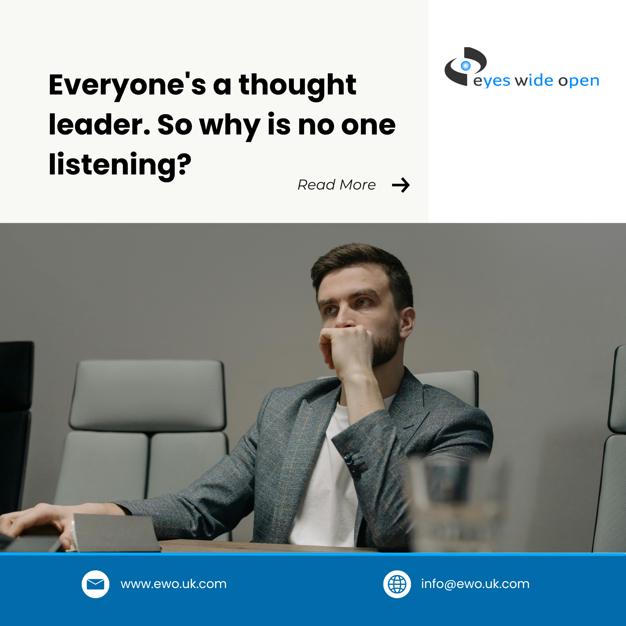 Everyone's a thought leader. So why is no one listening?&nbsp;
