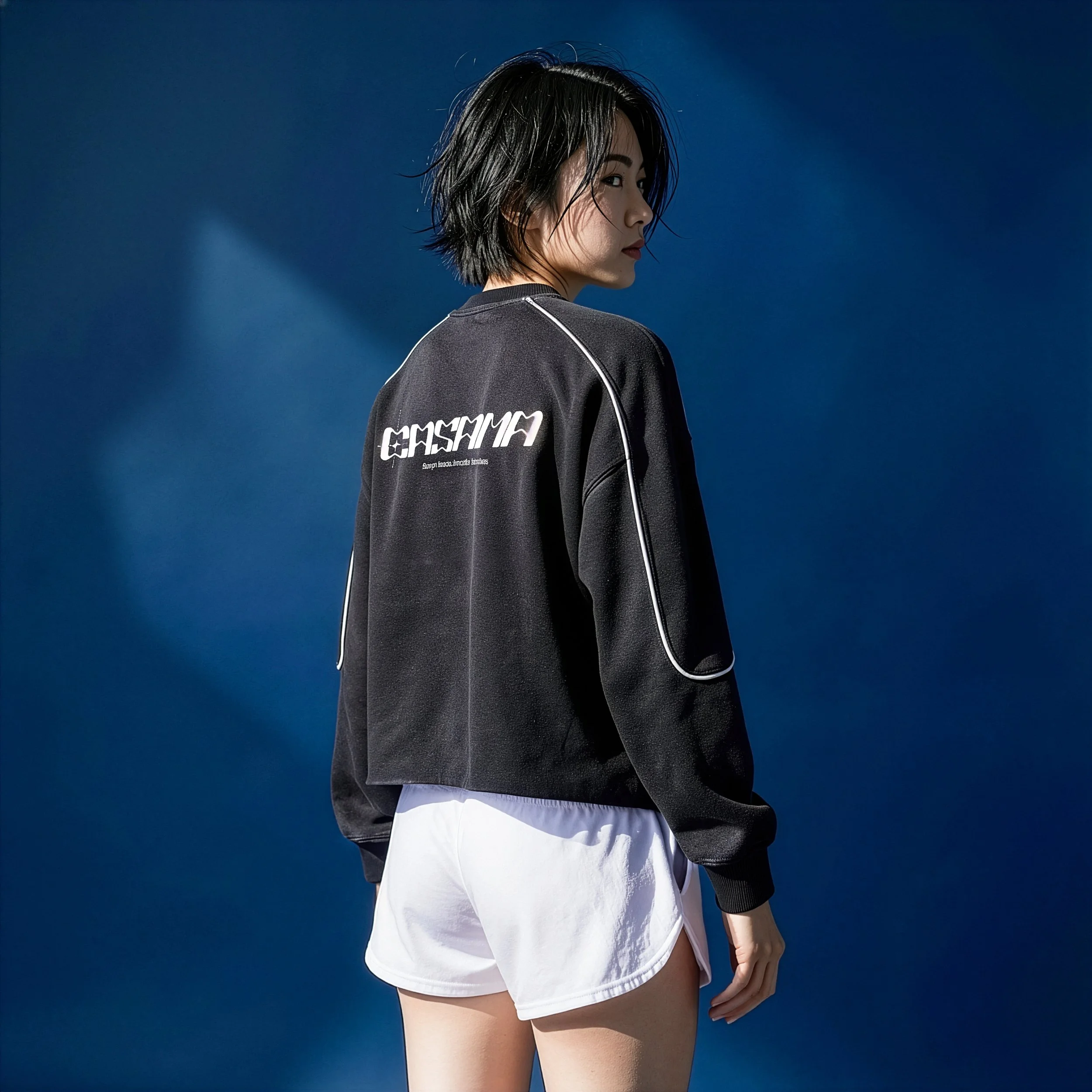 FIELD DYNAMICS Mineral Wash Cropped Sweater