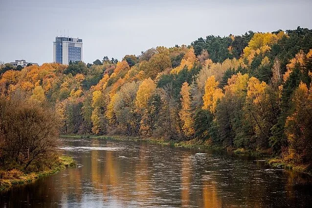 We are loving Lithuania&rsquo;s Autumn colours. But who&rsquo;s ready for winter? 🥶 #tourlithuania #vilnius