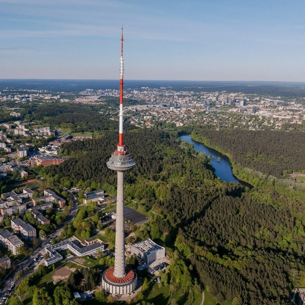 Once a symbol of soviet oppression dominating the skyline, the TV tower in Vilnius has grown into quite the iconic landmark and a welcome sight for anyone&rsquo;s approach to the city. 

#Vilnius #TVTower #TourLithuania