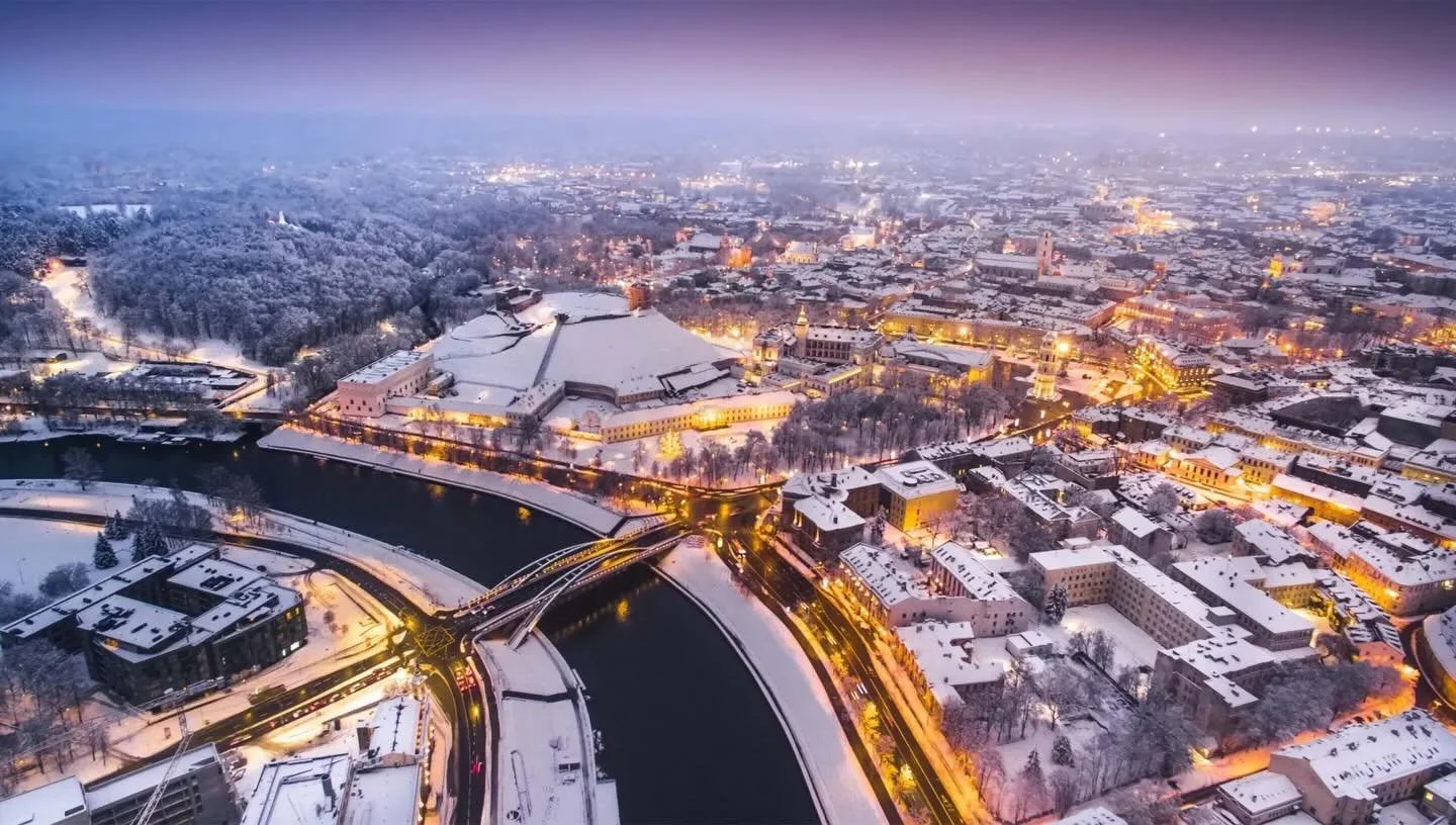 Winter Vilnius 😍 #vilnius #tourlithuania