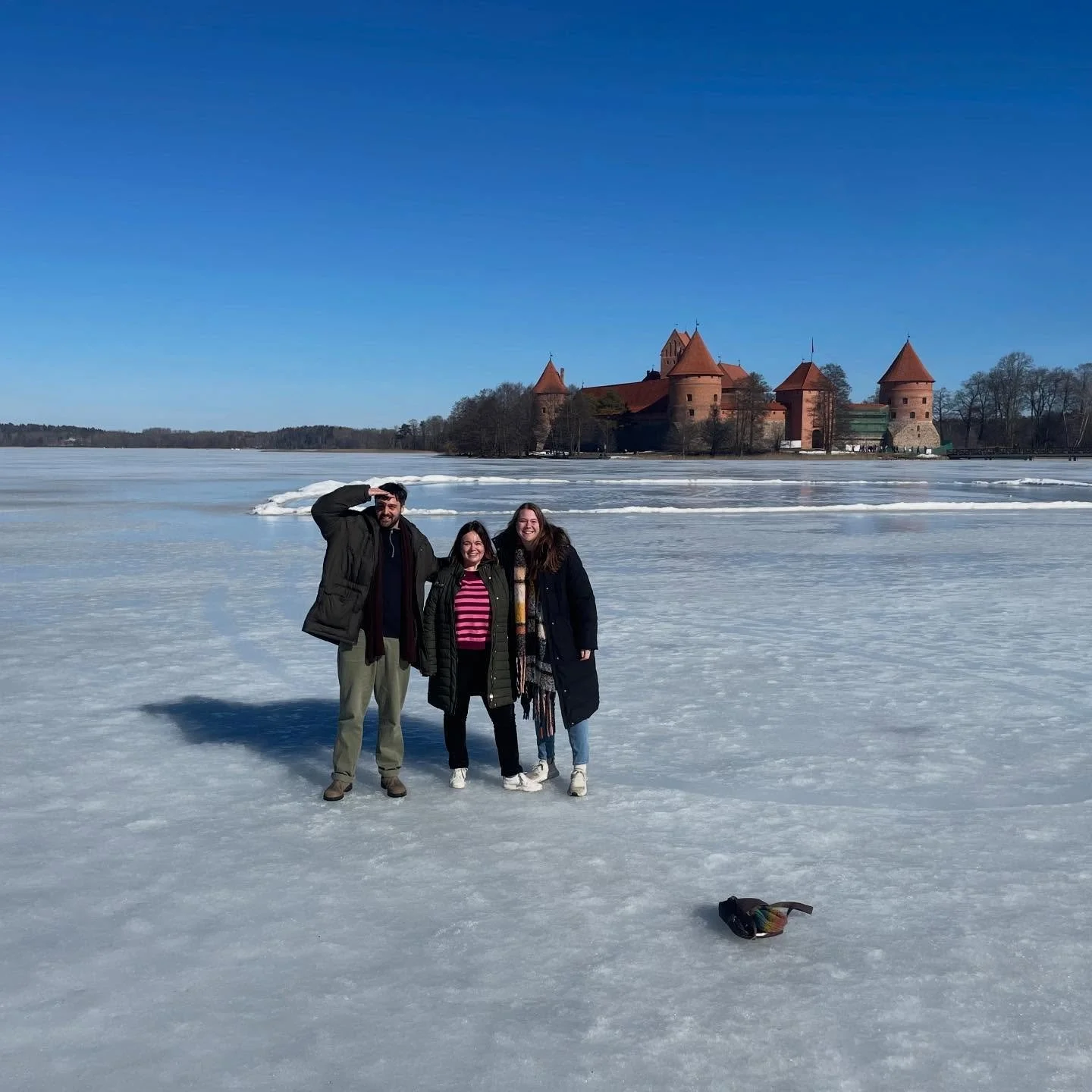 Lost my hat 😭 but Trakai is starting to bop! Saturday tour! #tourlithuania