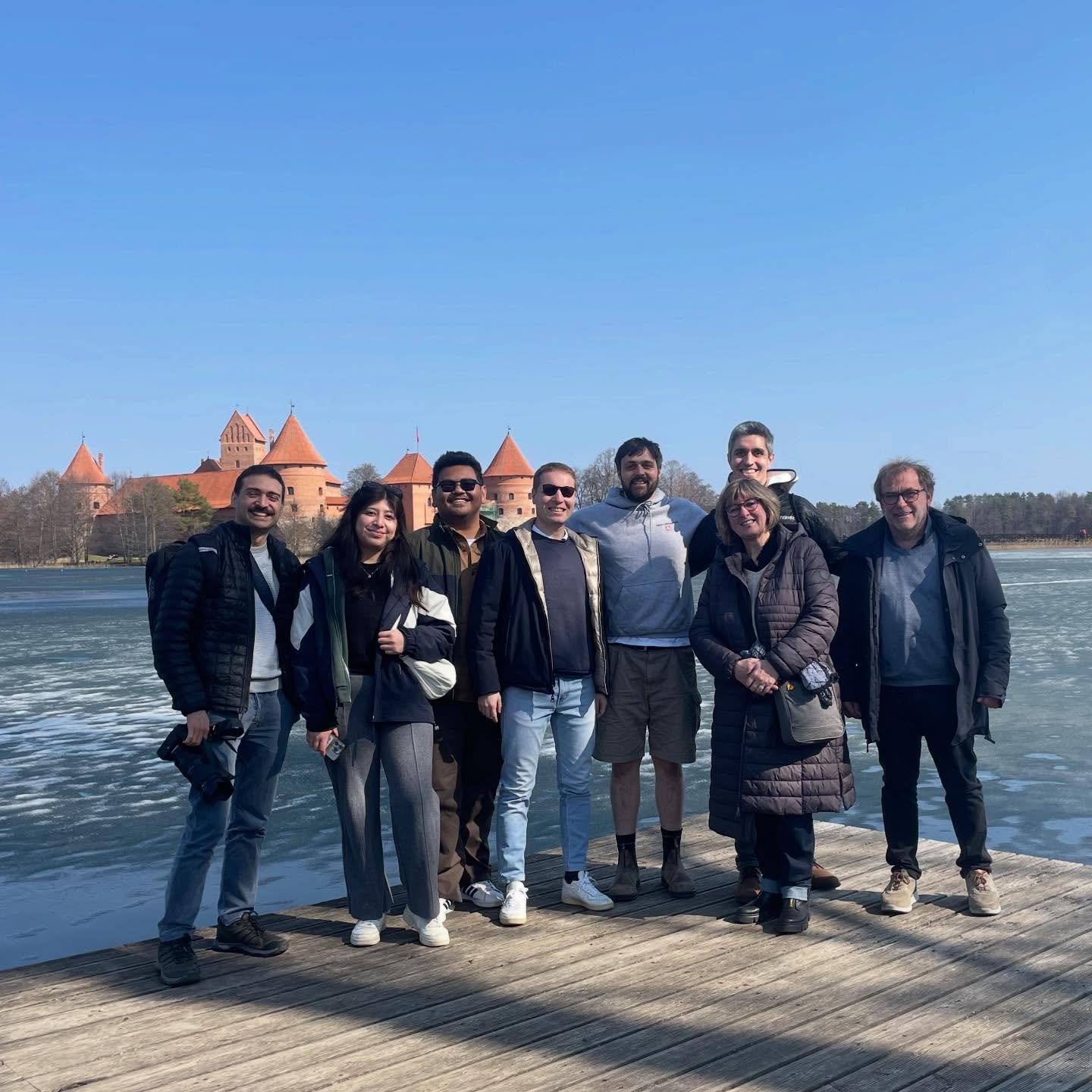 Team Belgium, Mexico, Italy, Malaysia! #tourlithuania #trakai