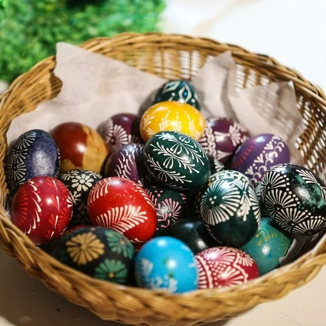 Margučiai approaching this Saturday - Lithuania's ancient egg painting tradition 😁 #easter #tourlithuania