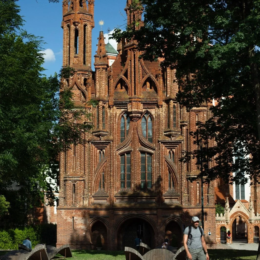Old St Anne&rsquo;s! As Napoleon said, he and I would love to take it home on the palm of our hands #tourlithuania