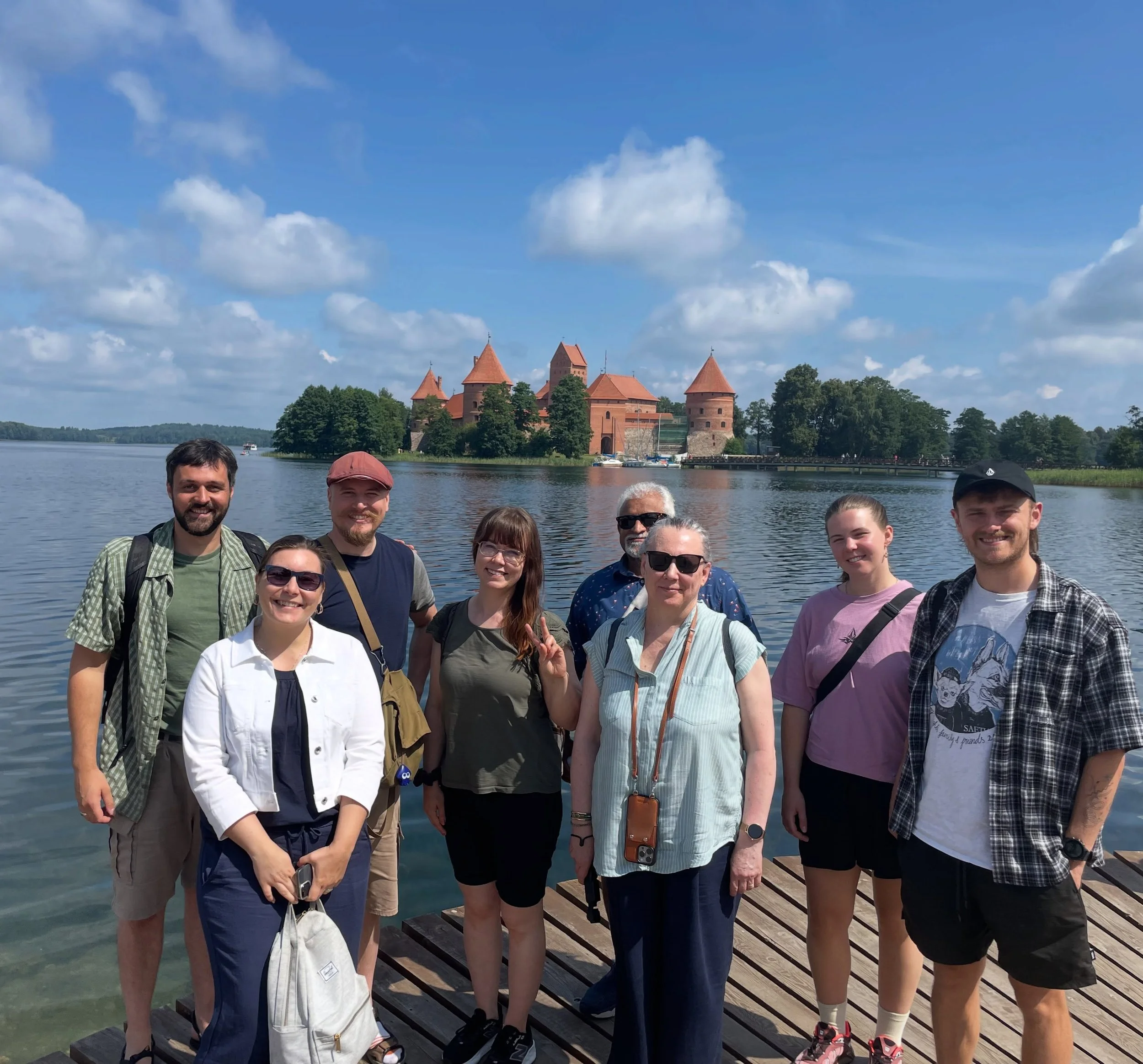 lovely little Wednesday trip to Trakai today! Sun popped out for us also :D #tourlithuania