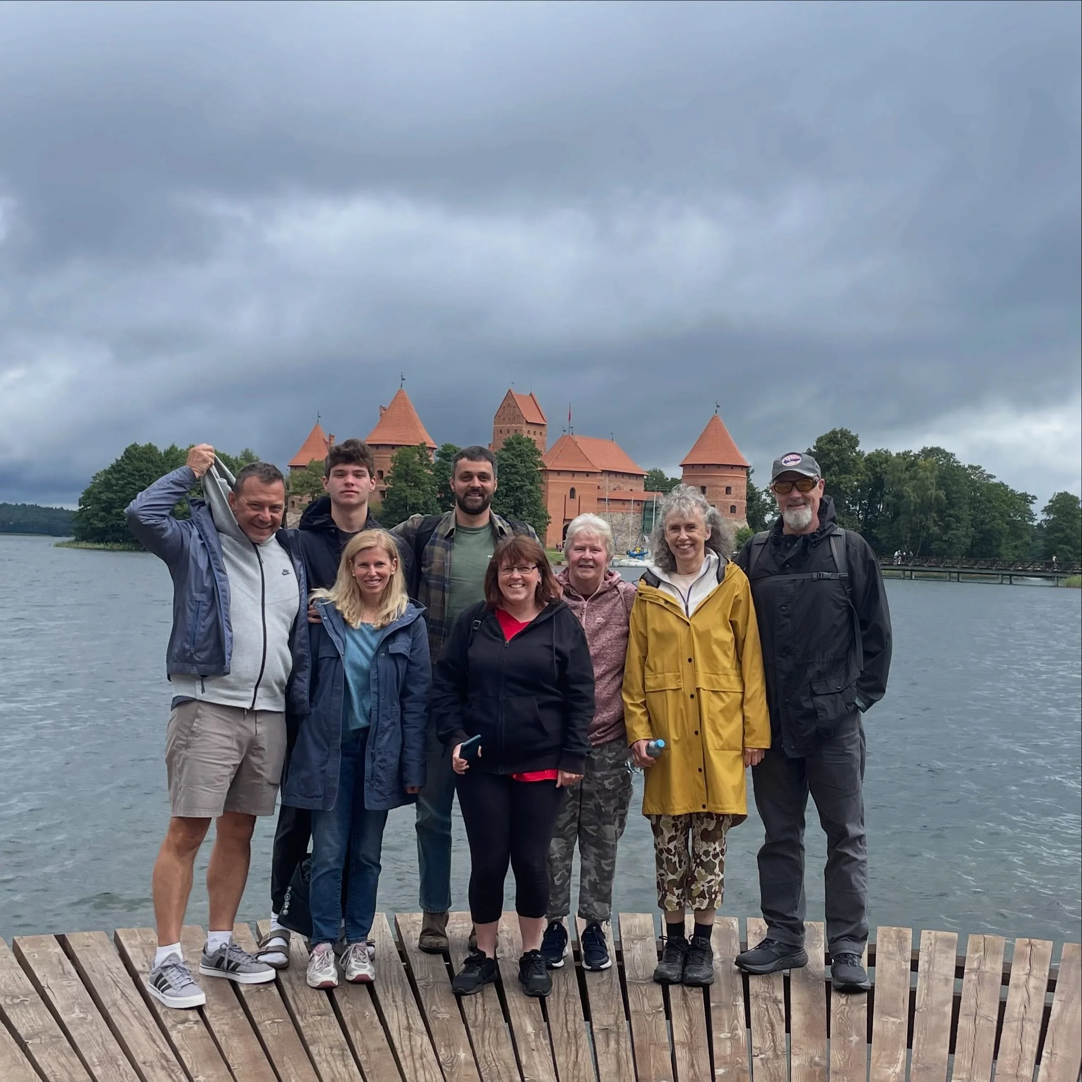 Trakers again! Some 🇬🇧 today as well as 🇺🇸 with Latvian and Lithuania heritage #trakai