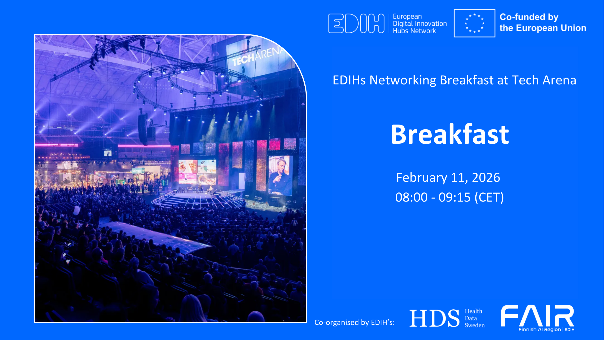 EDIHs Networking Breakfast at Tech Arena