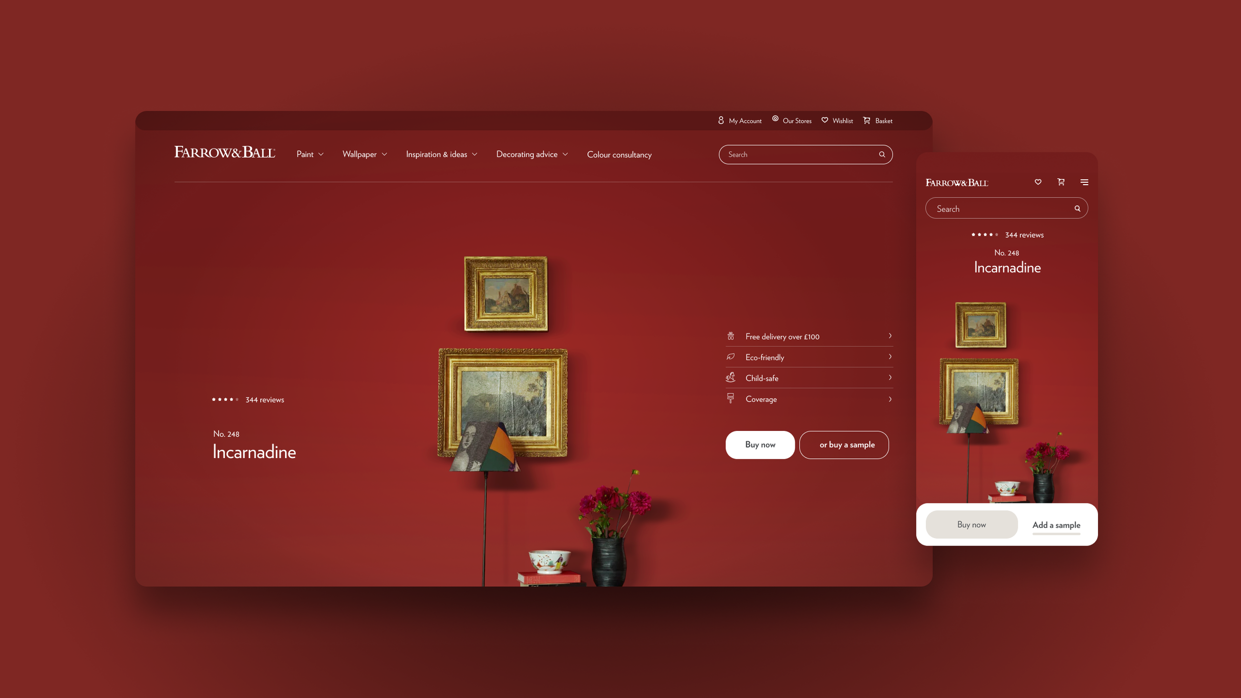 Farrow & Ball designs