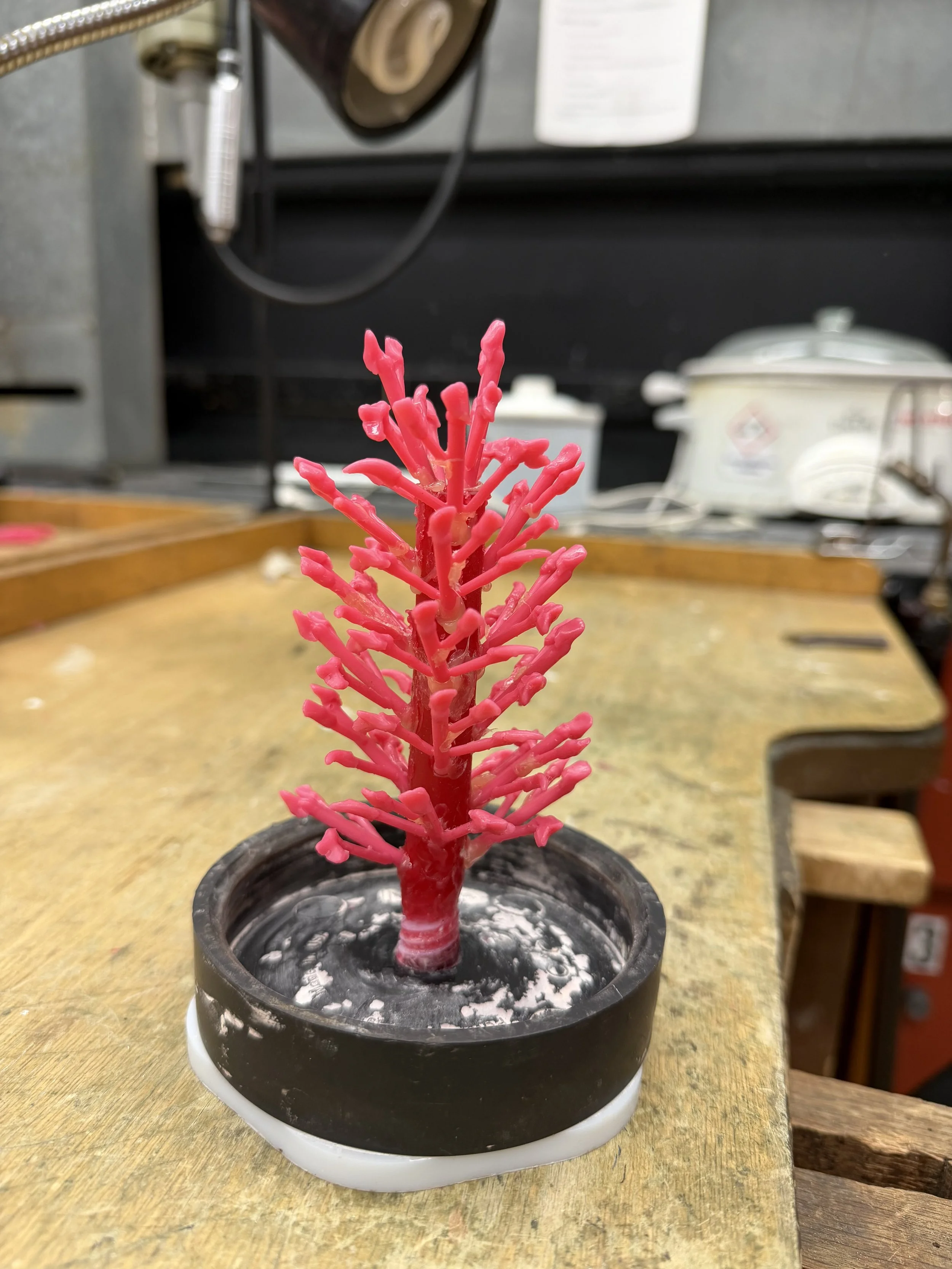 wax casting tree