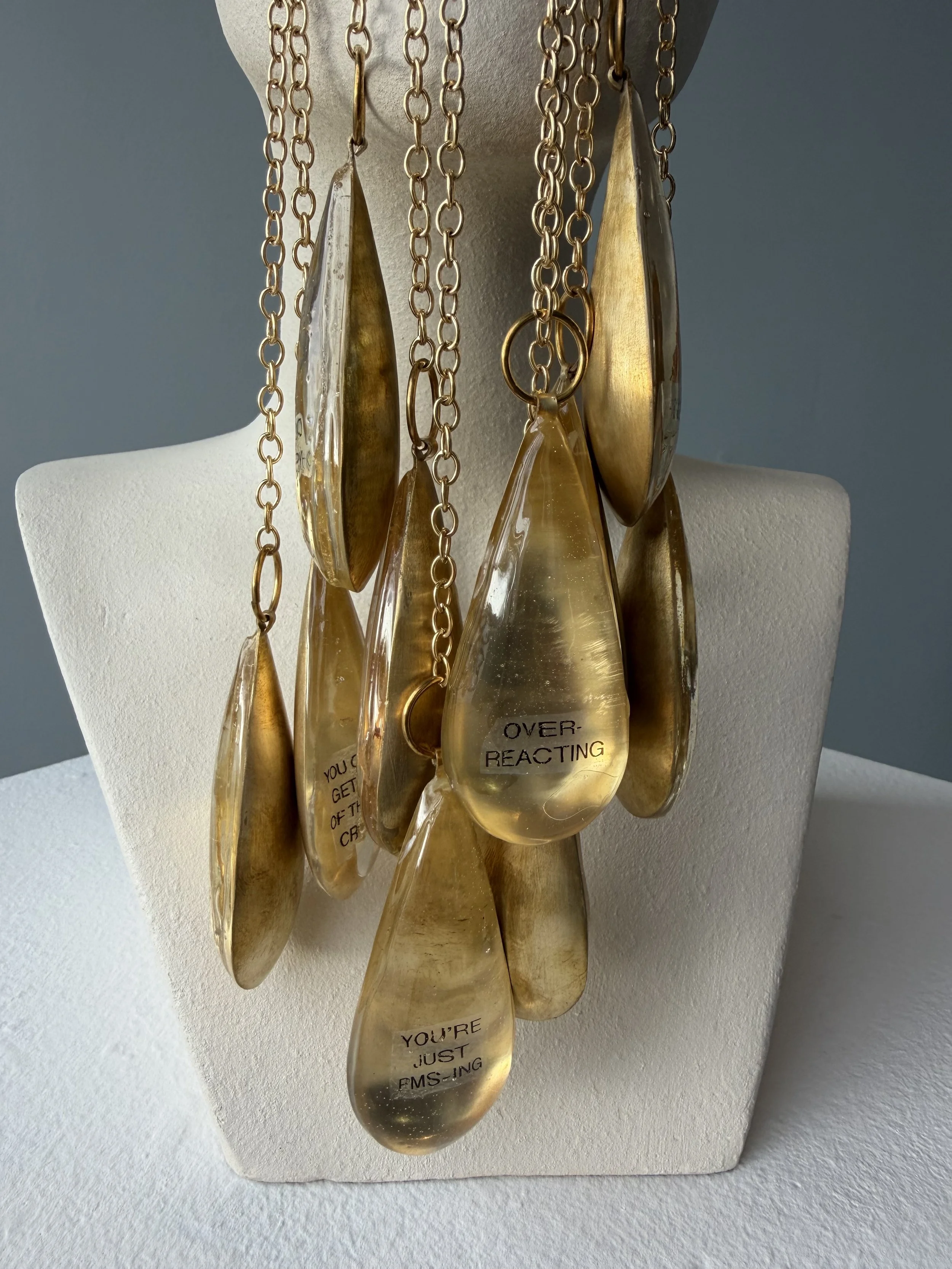close-up of teardrops