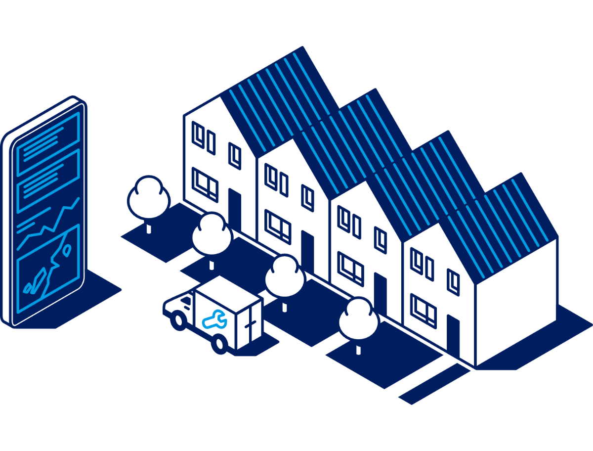 Illustration Molnfastigheter fastighetssystem – utedass, reservat, friluftsanläggning