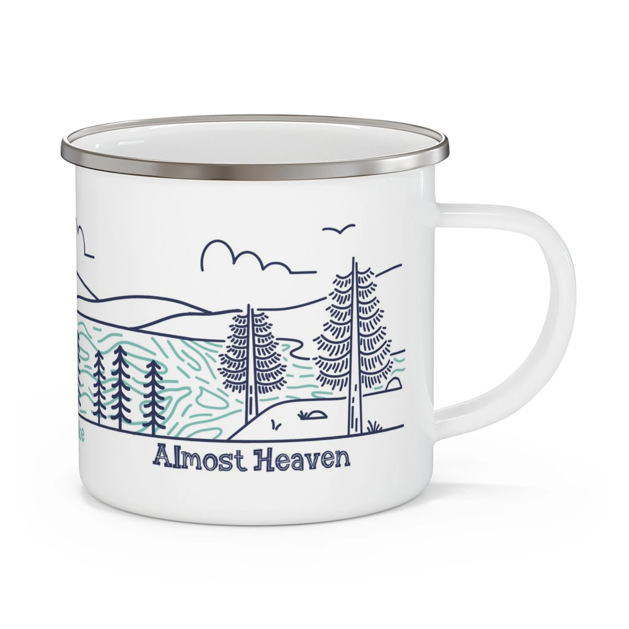 Enamel Camping Mug — 