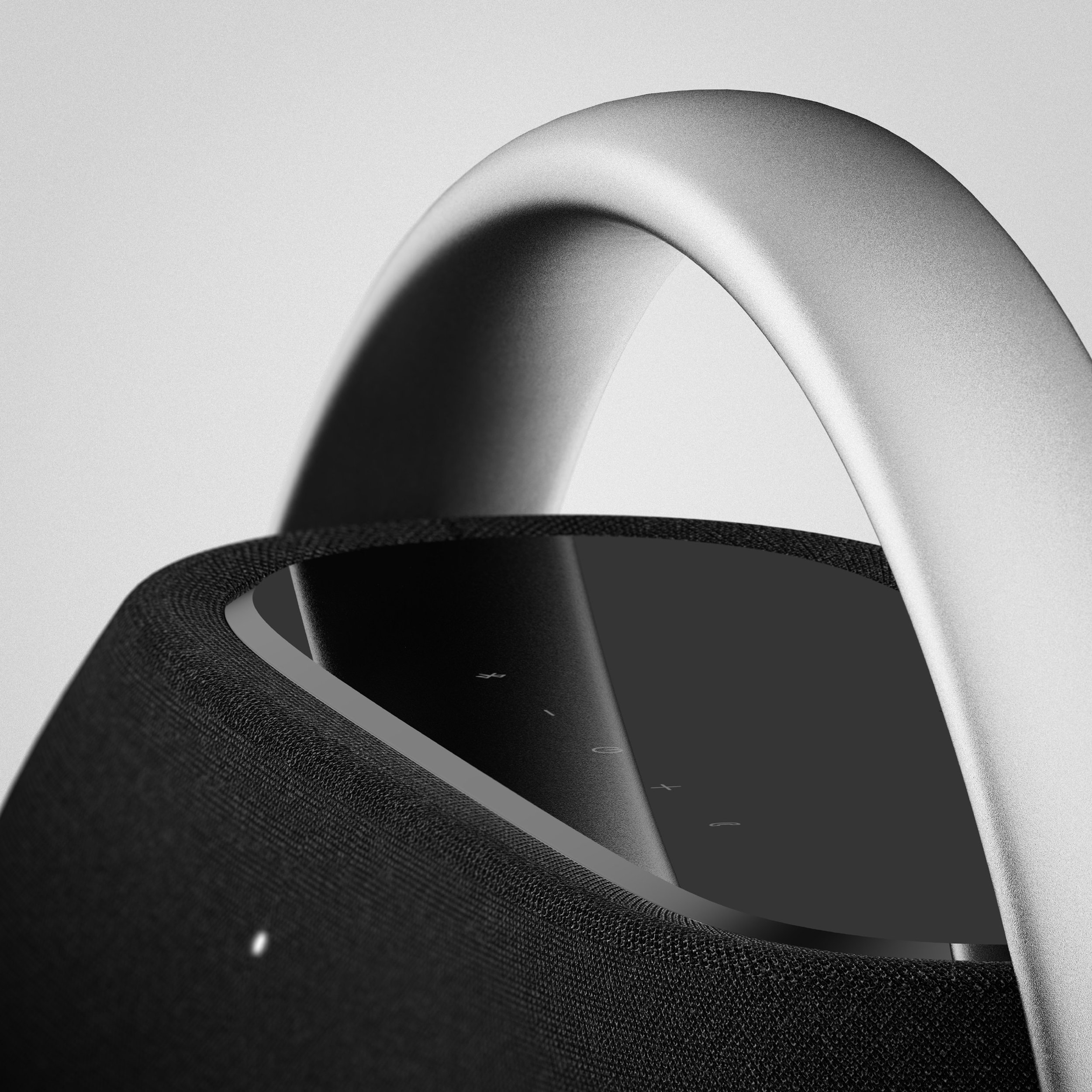 Speaker metal handle