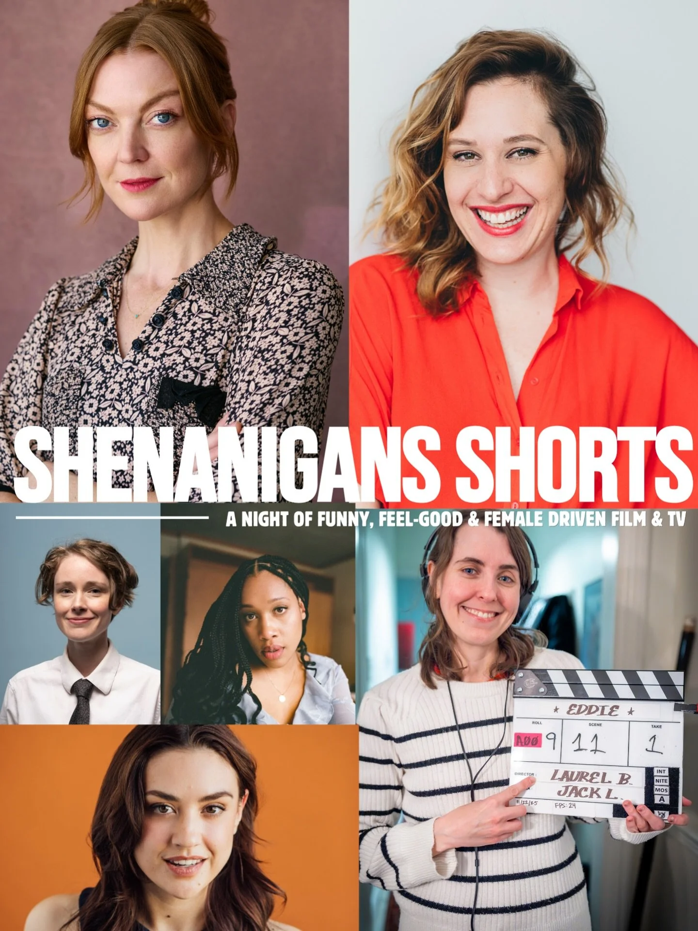 🚨 SHENANIGANS SHORTS 🚨 

These fiery filmmakers are kicking off our night with projects that will make you laugh, feel warm &amp; fuzzy and maybe even shed a lil&rsquo; tear! 

Go and give some love to these creatives and get yer ticket if you have